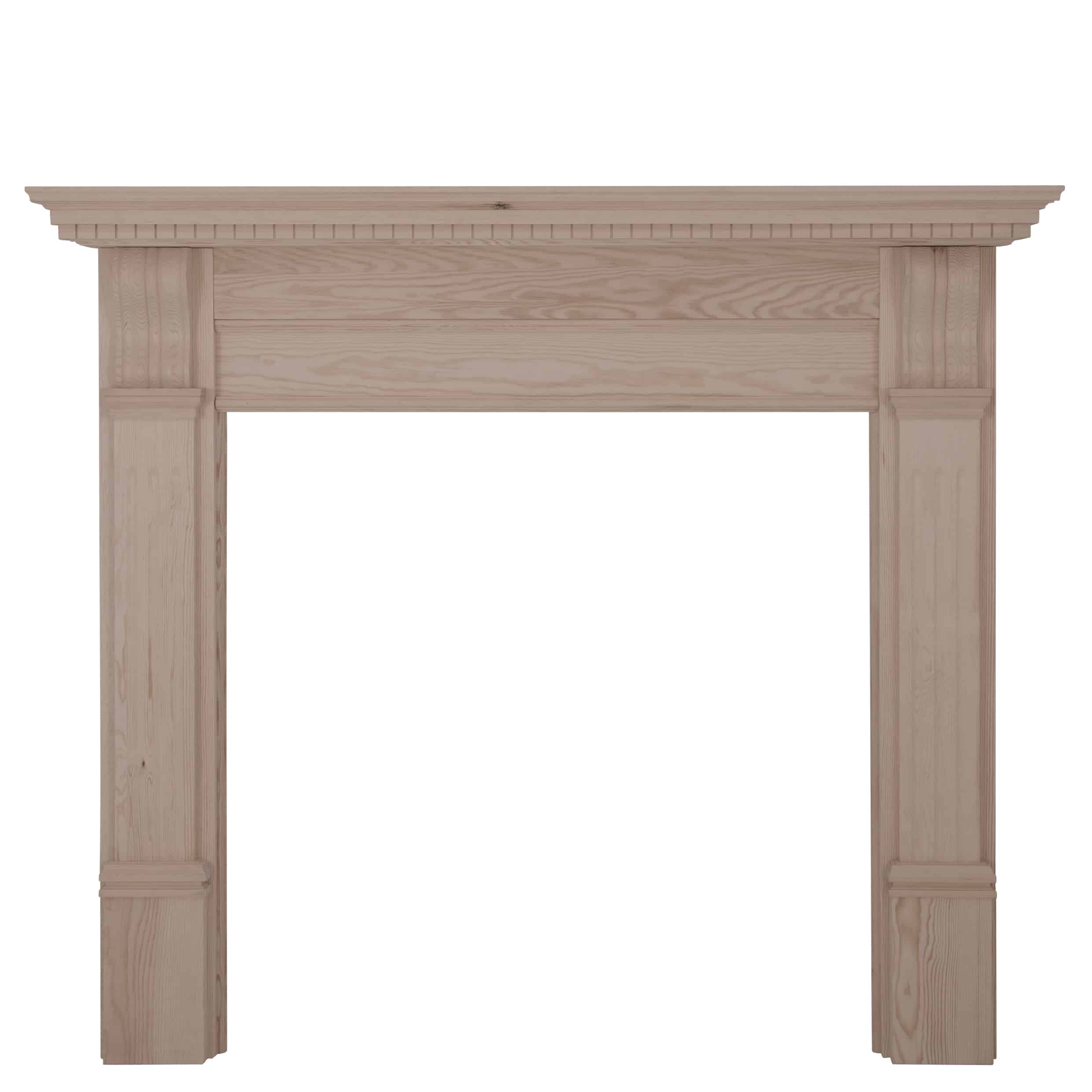 Corbel Unwaxed Solid Pine Fireplace Surround