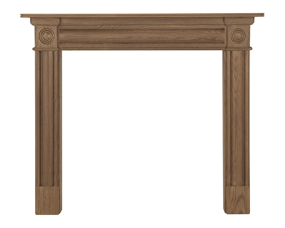 New Derry Unwaxed Solid Oak Fireplace Surround - FRM035