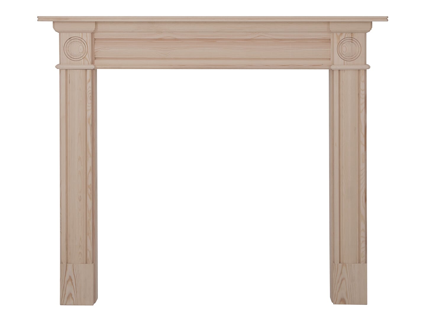 New Derry Unwaxed Solid Pine Fireplace Surround - FRM005
