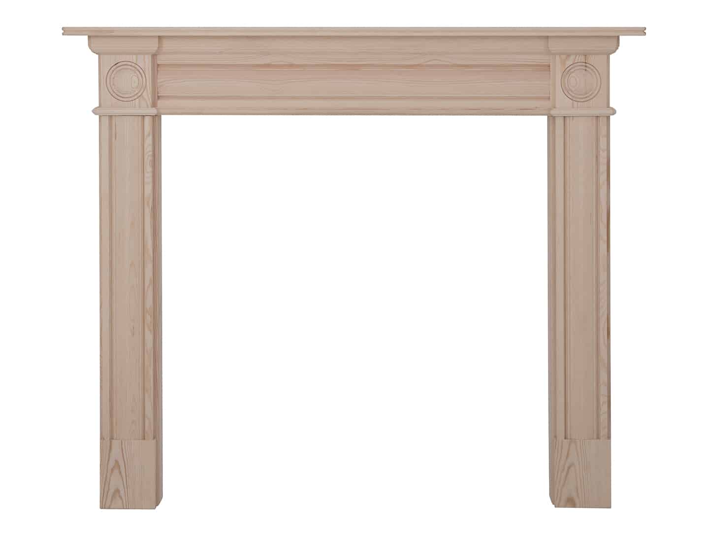 New Derry Unwaxed Solid Pine Fireplace Surround
