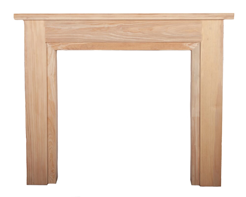 New Kedleston Solid Pine Unwaxed Fireplace Surround - FRM041