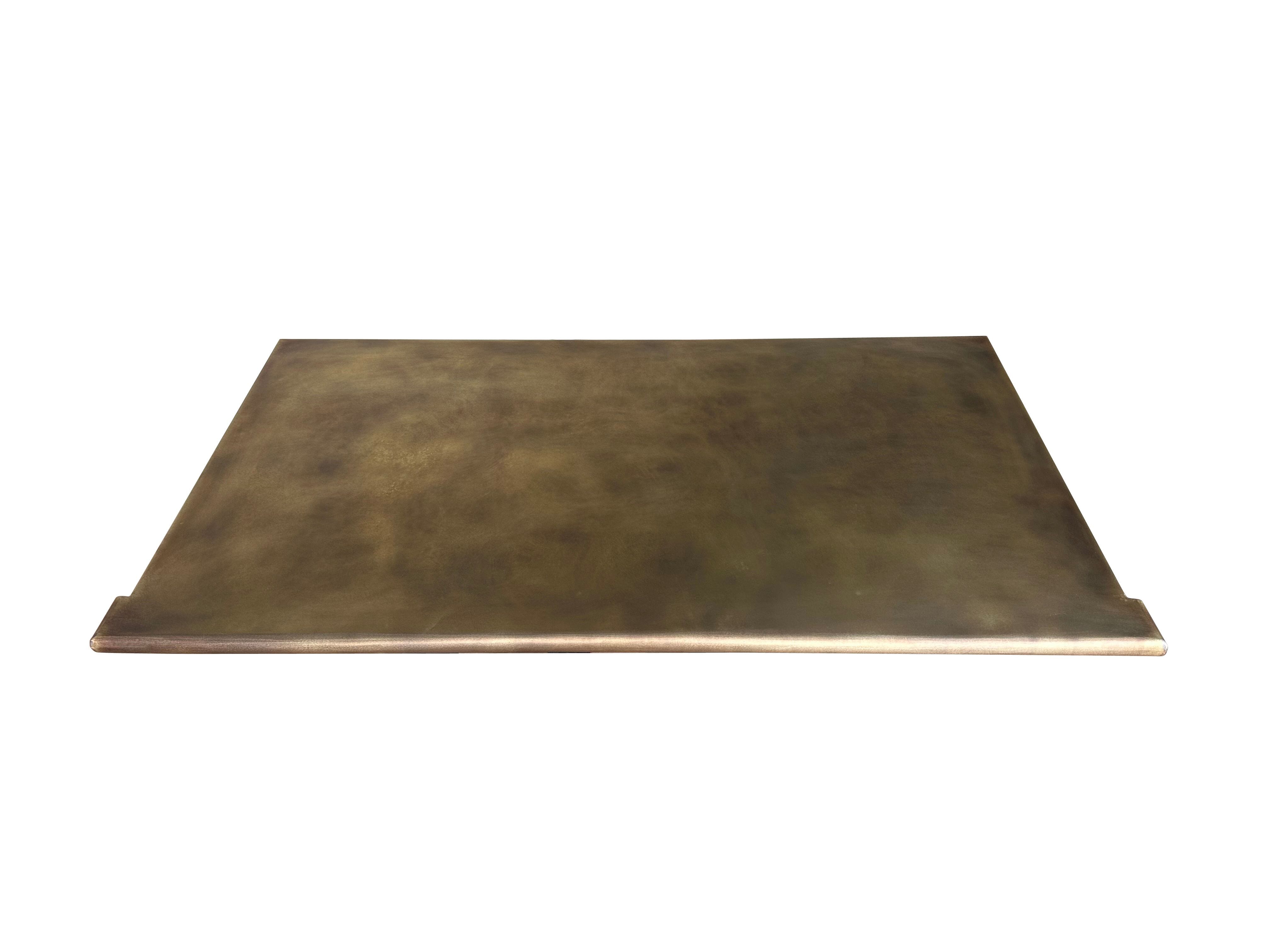 Bespoke Antique Brass Bullnose Bar Top - D2263
