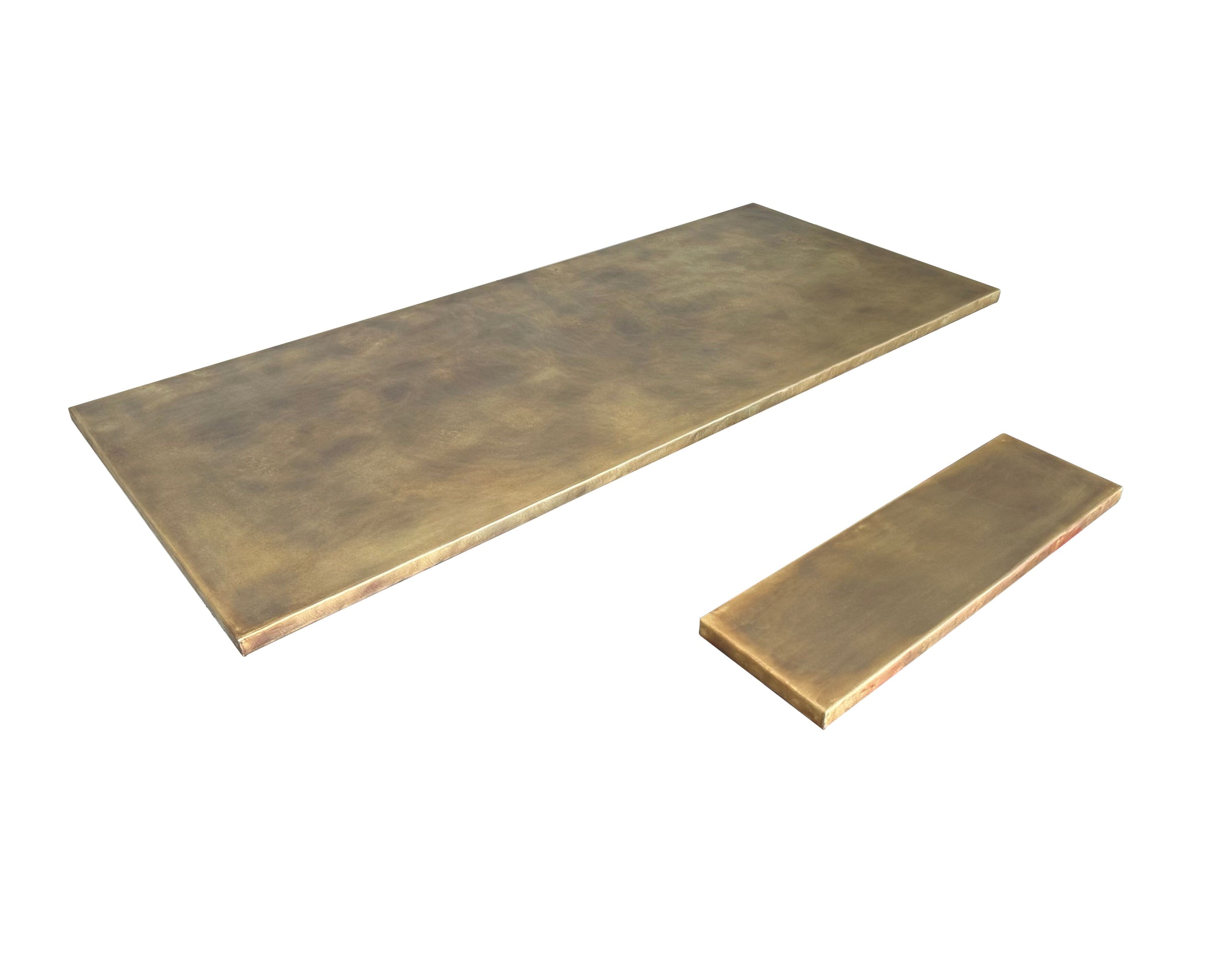 Antique Brass Bespoke Kitchen Worktops / Work Surfaces - D2272