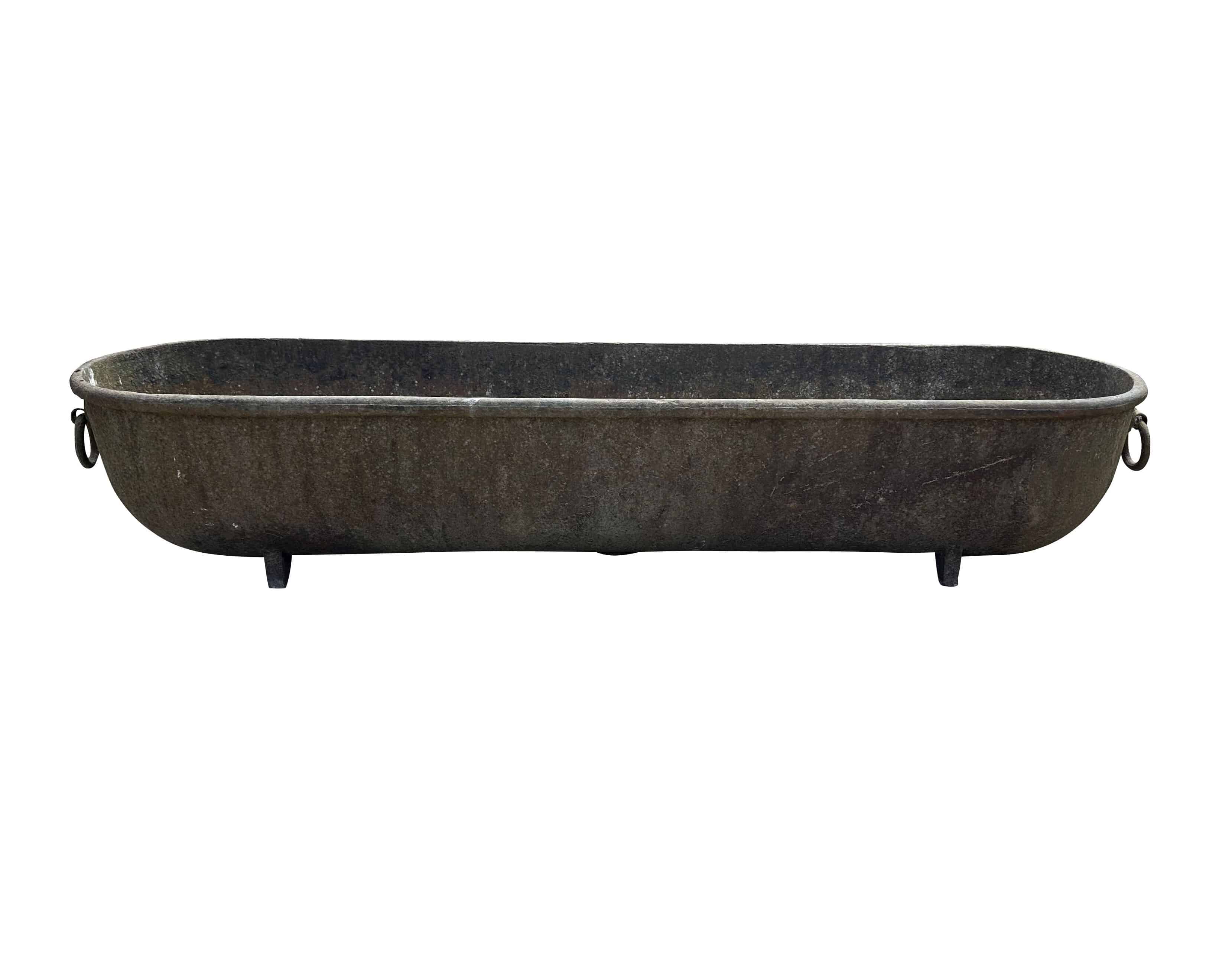 Antique Victorian Genuine Cast Iron Horse Trough