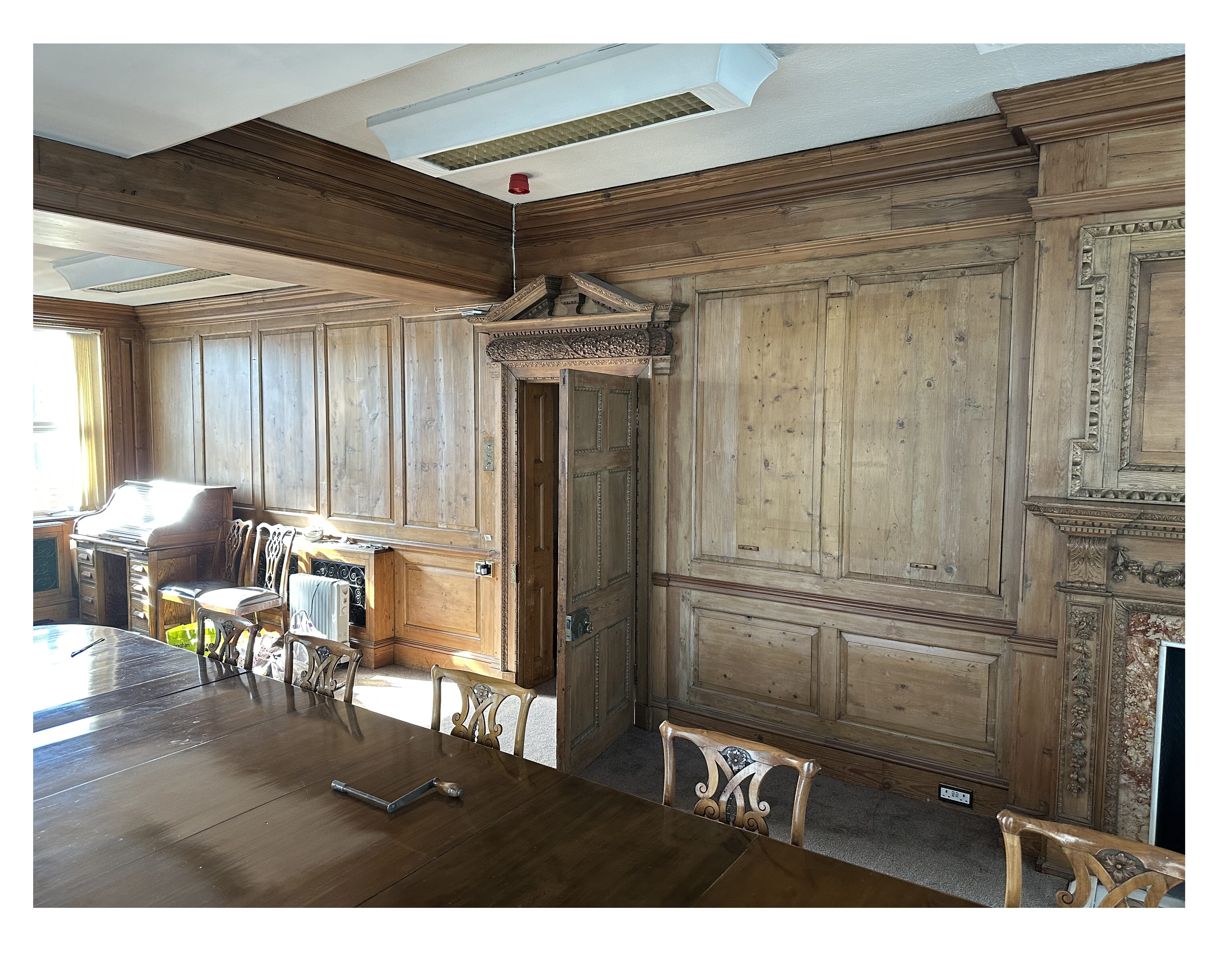 Reclaimed Solid Pine Full Height Wall Panelling - 10789