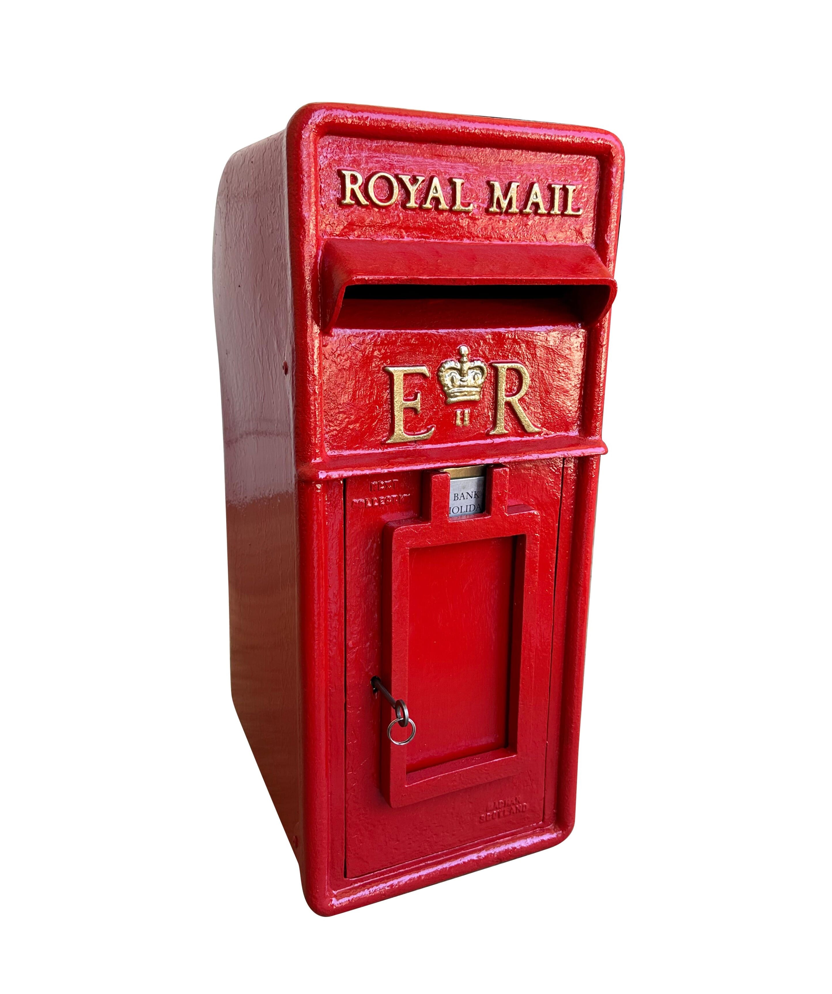 Reclaimed Post Office ER II Pole Mounted Post Box - 9753