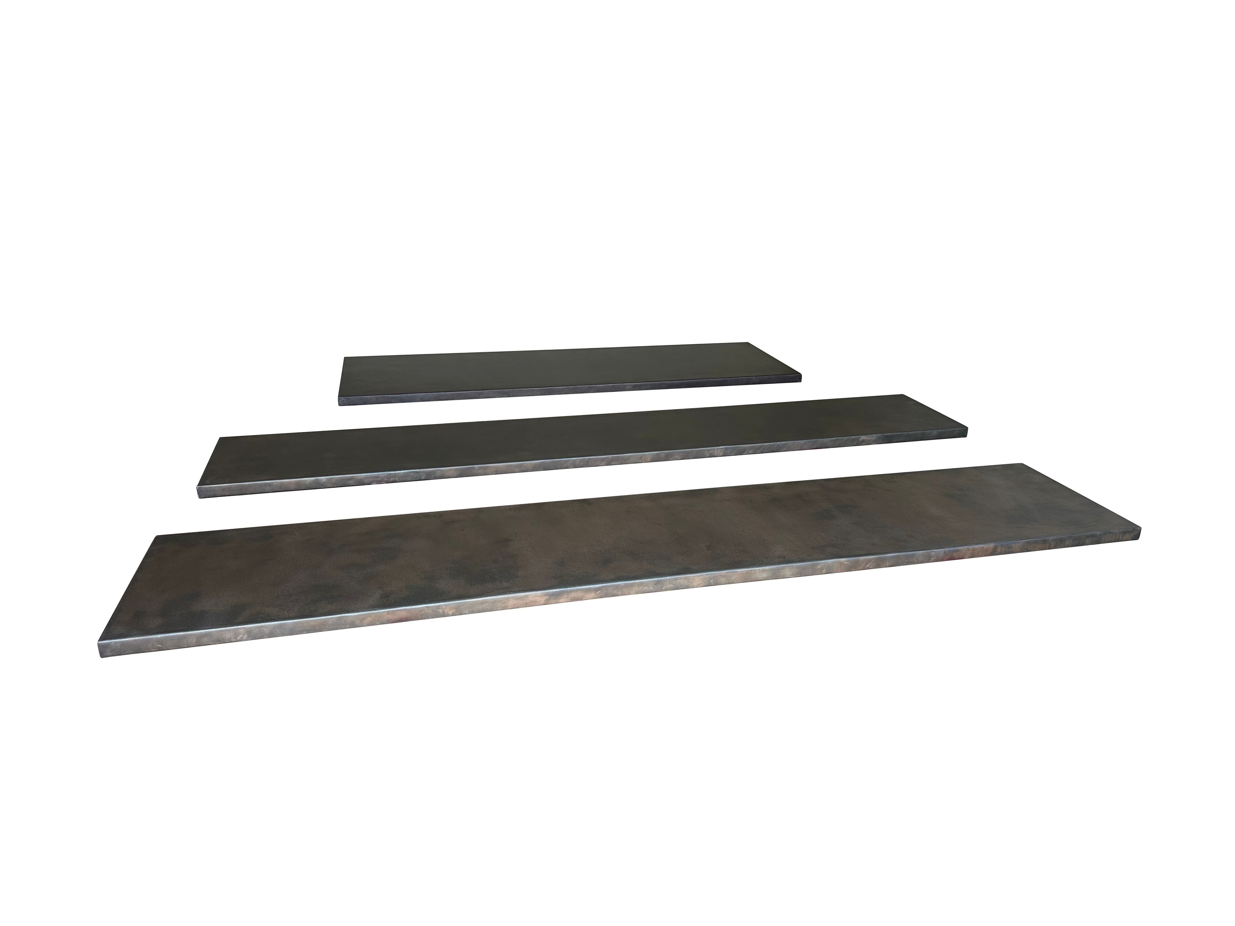 Bespoke Antique Zinc Bar / Man Cave Tops - D2277