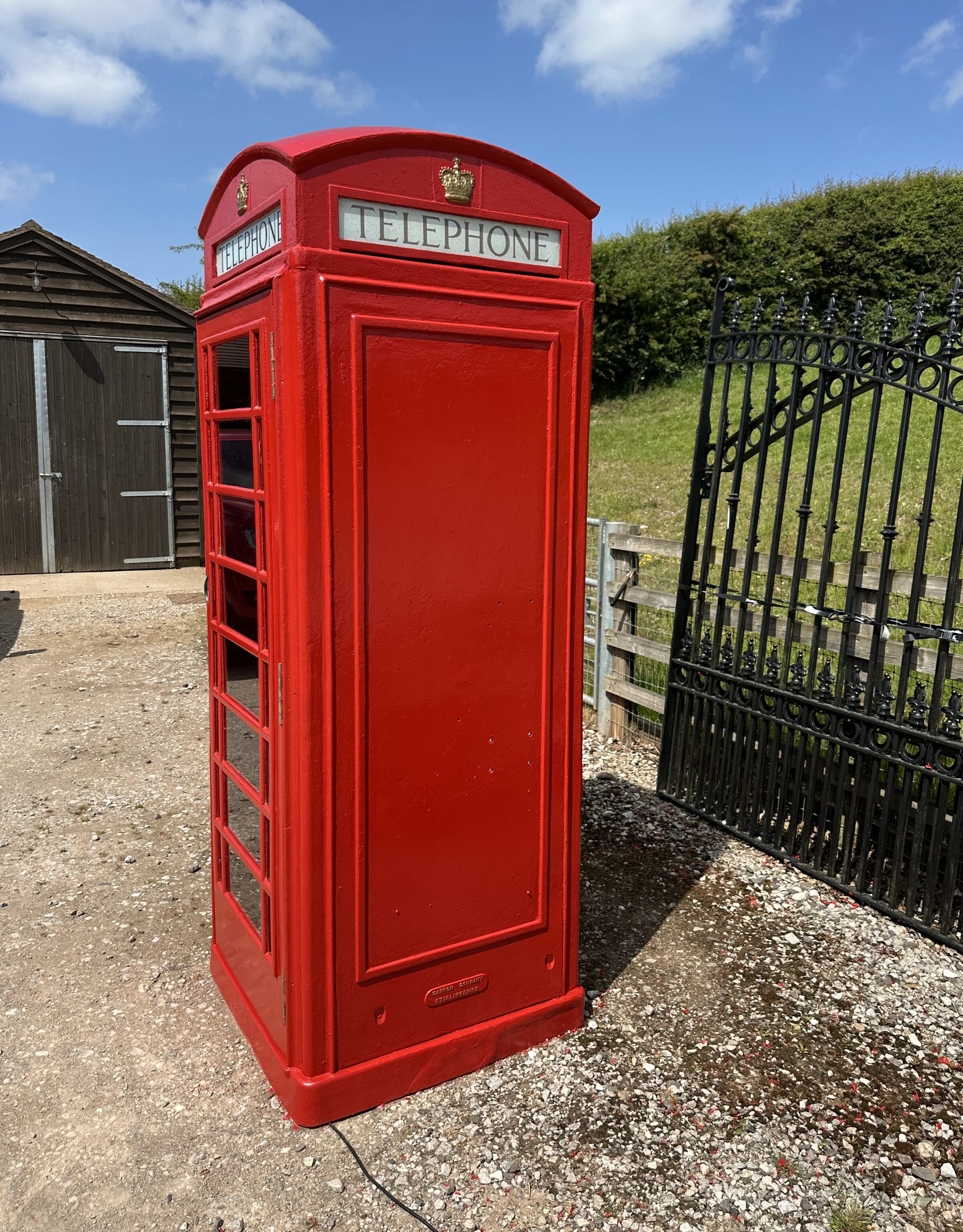 Genuine Red Cast Iron K6 Telephone Box genuine-red-cast-iron-k6-telephone-box