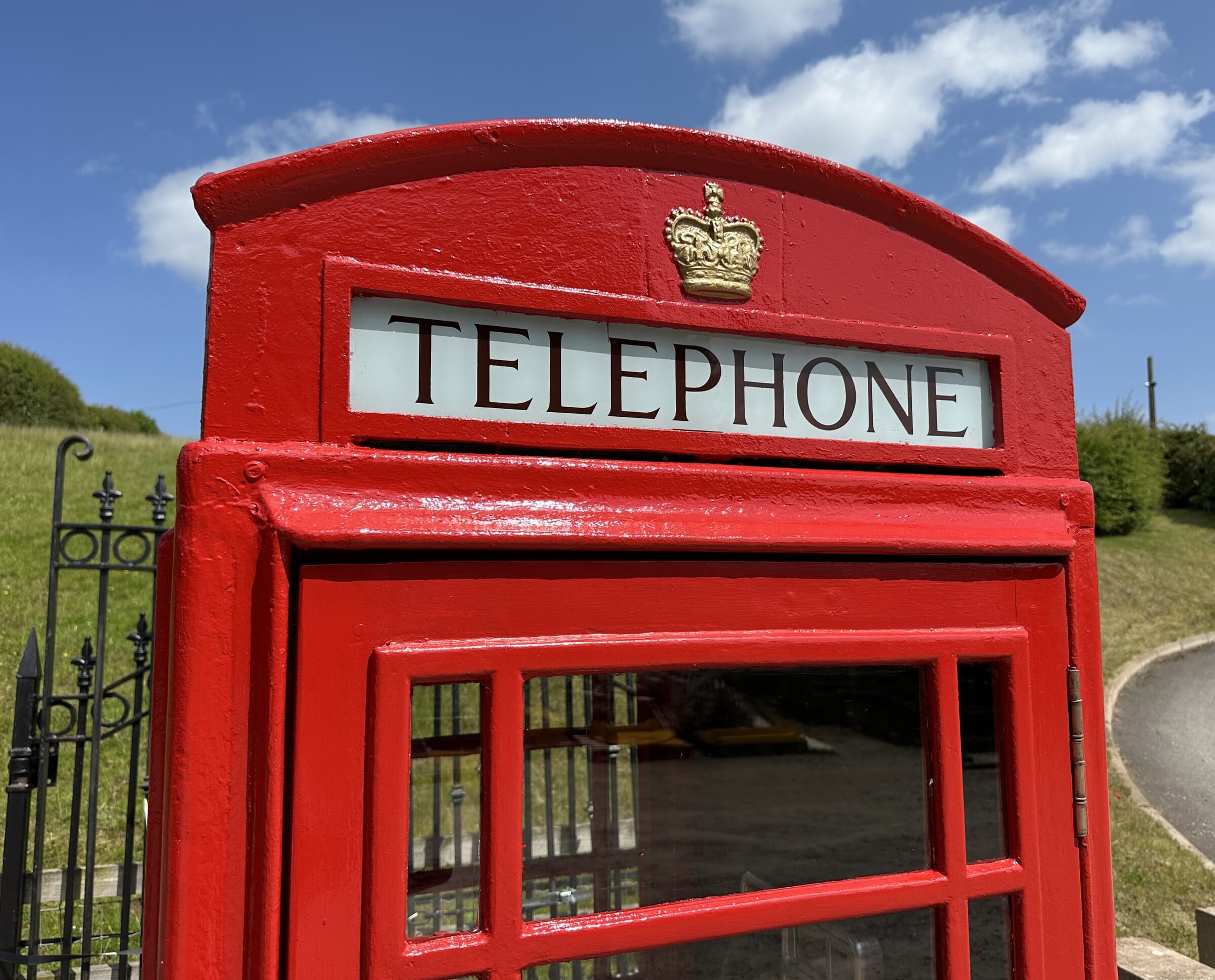 Genuine Red Cast Iron K6 Telephone Box