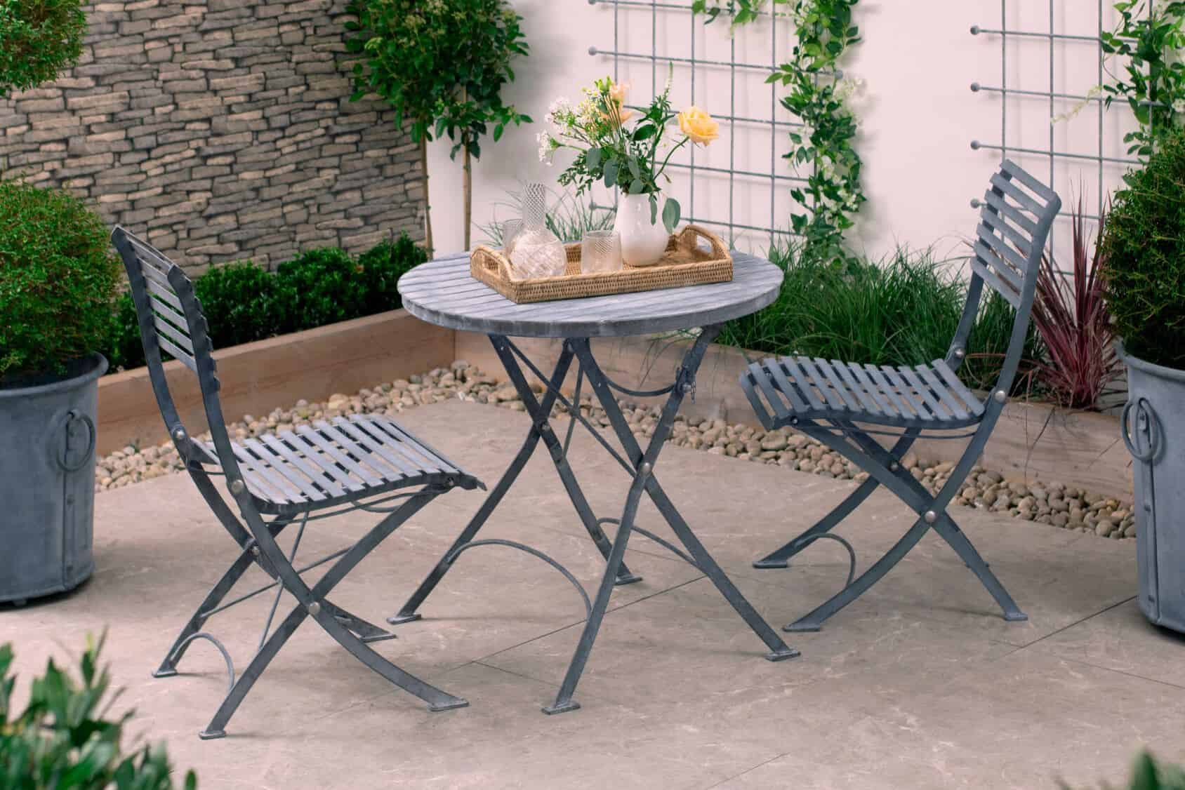 Southwold Darsham Bistro Table Set + 2 Chairs Design B