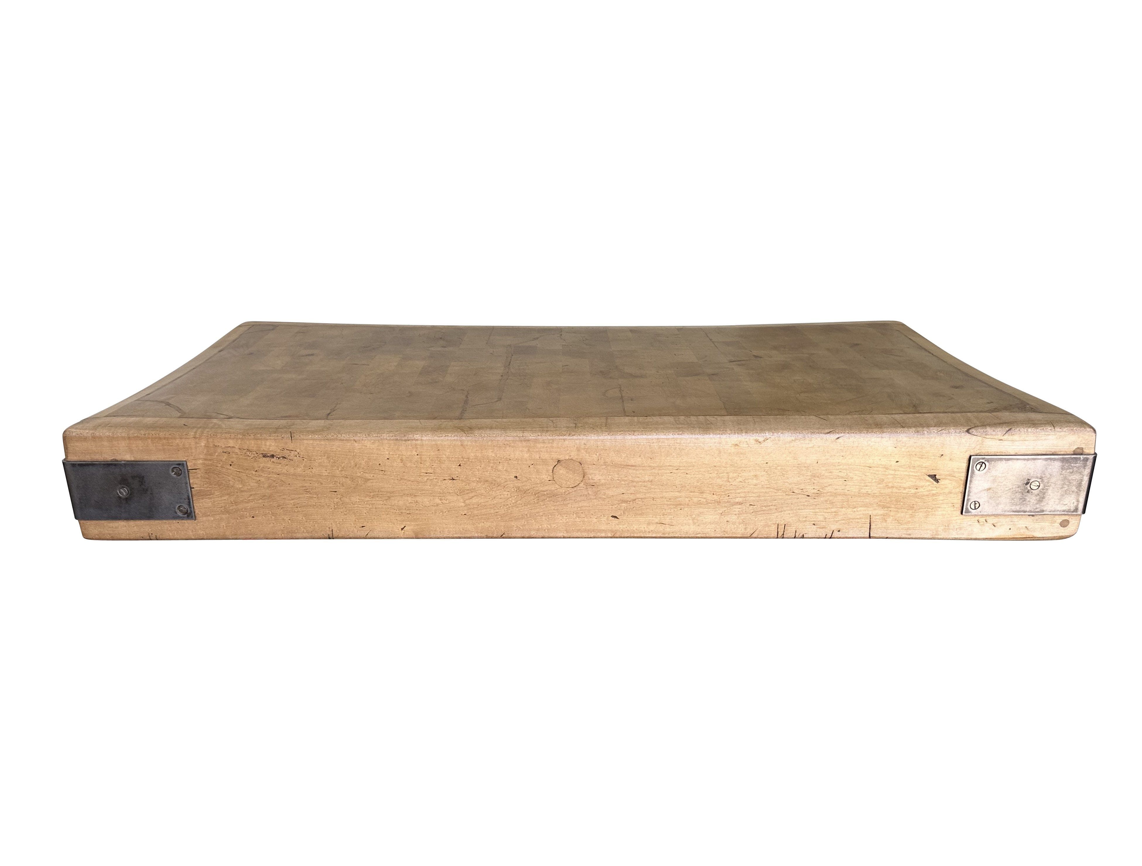 Salvaged Solid Maple Chopping Butchers Block - 10376A