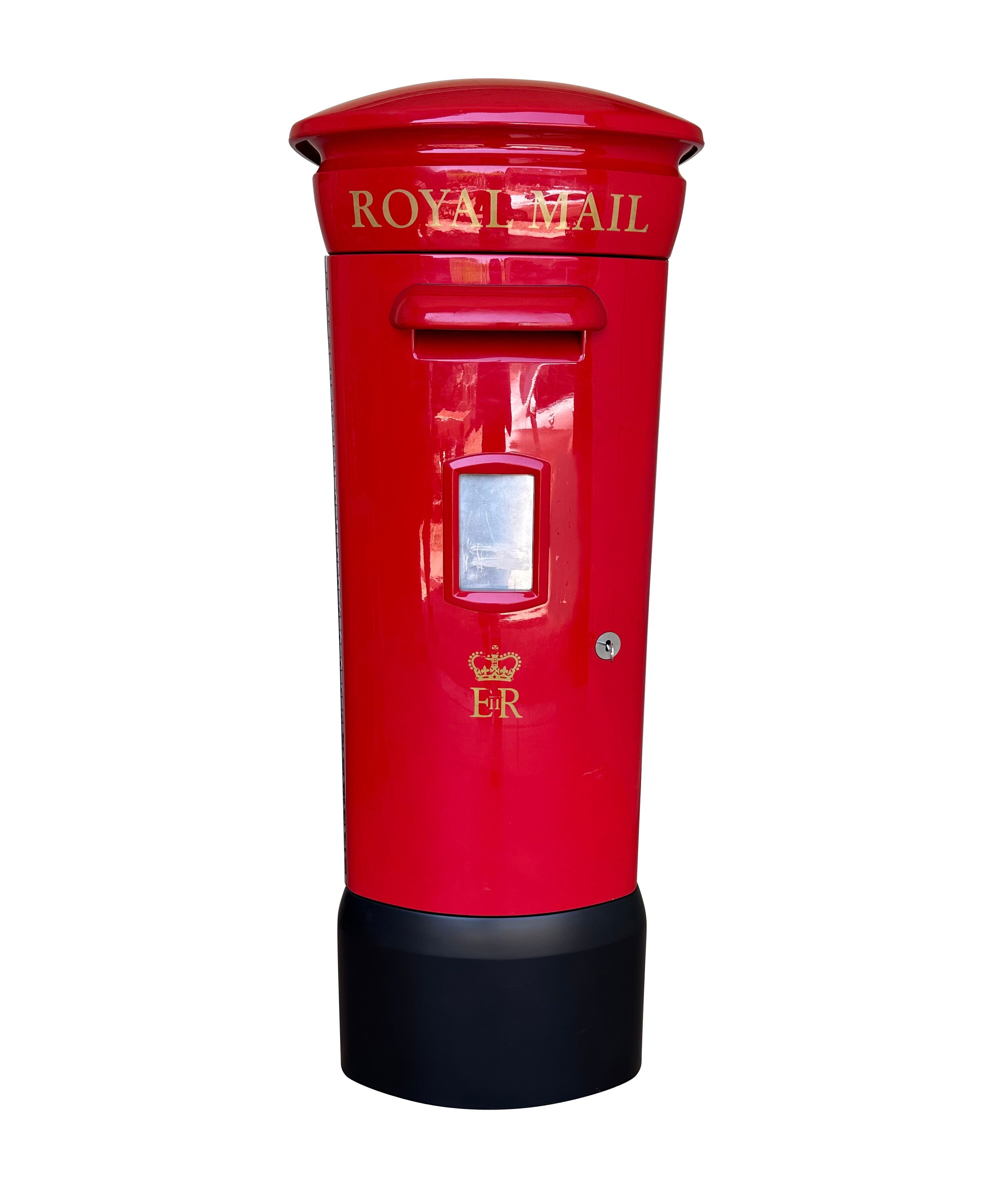 Royal Mail Fibre Glass 'ER II' Original Pillar Box - 10810