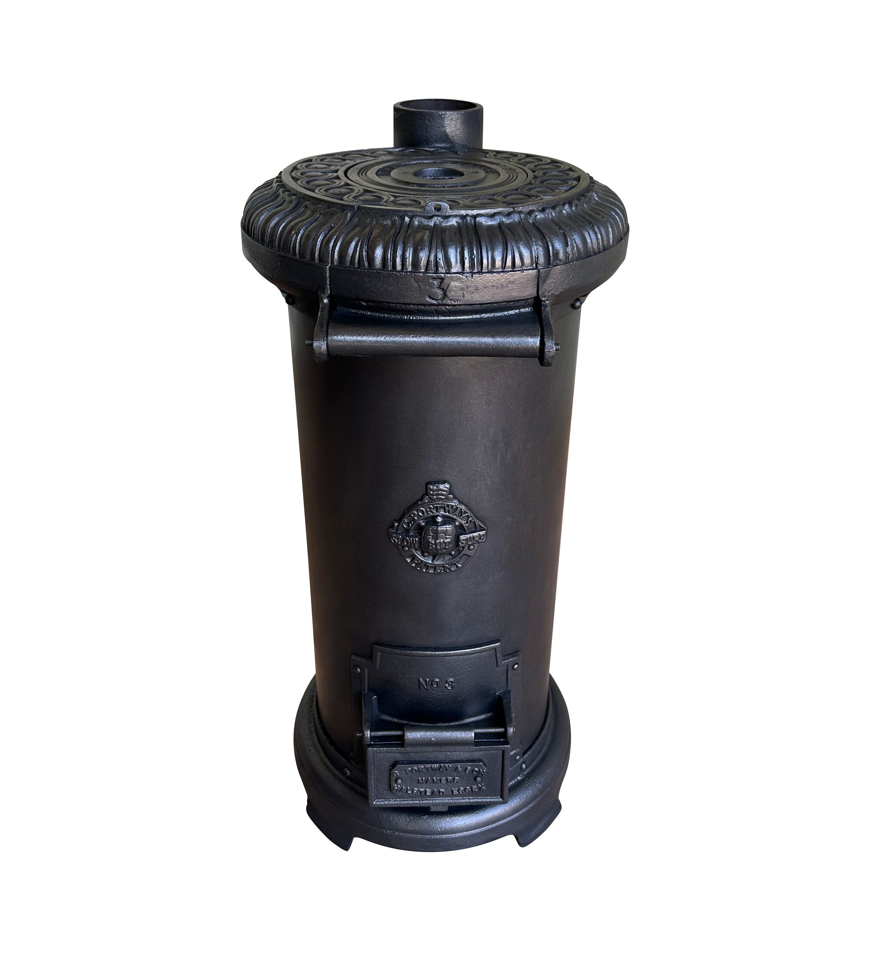 Reclaimed Portway Antique Tortoise Stove No 3 - 10701