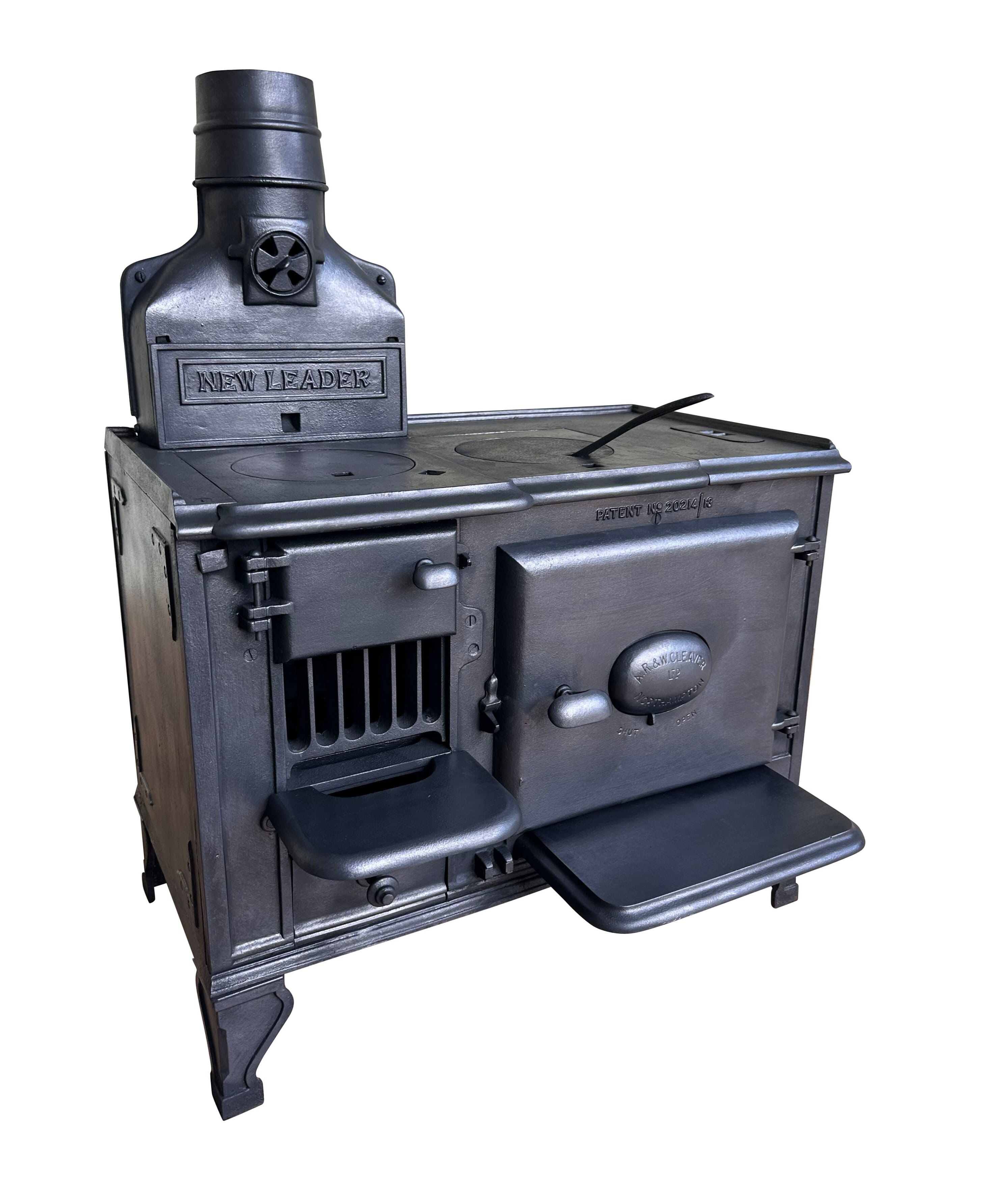 Antique Cast Iron Kitchen Range Made by A R W Cleaver - 10773