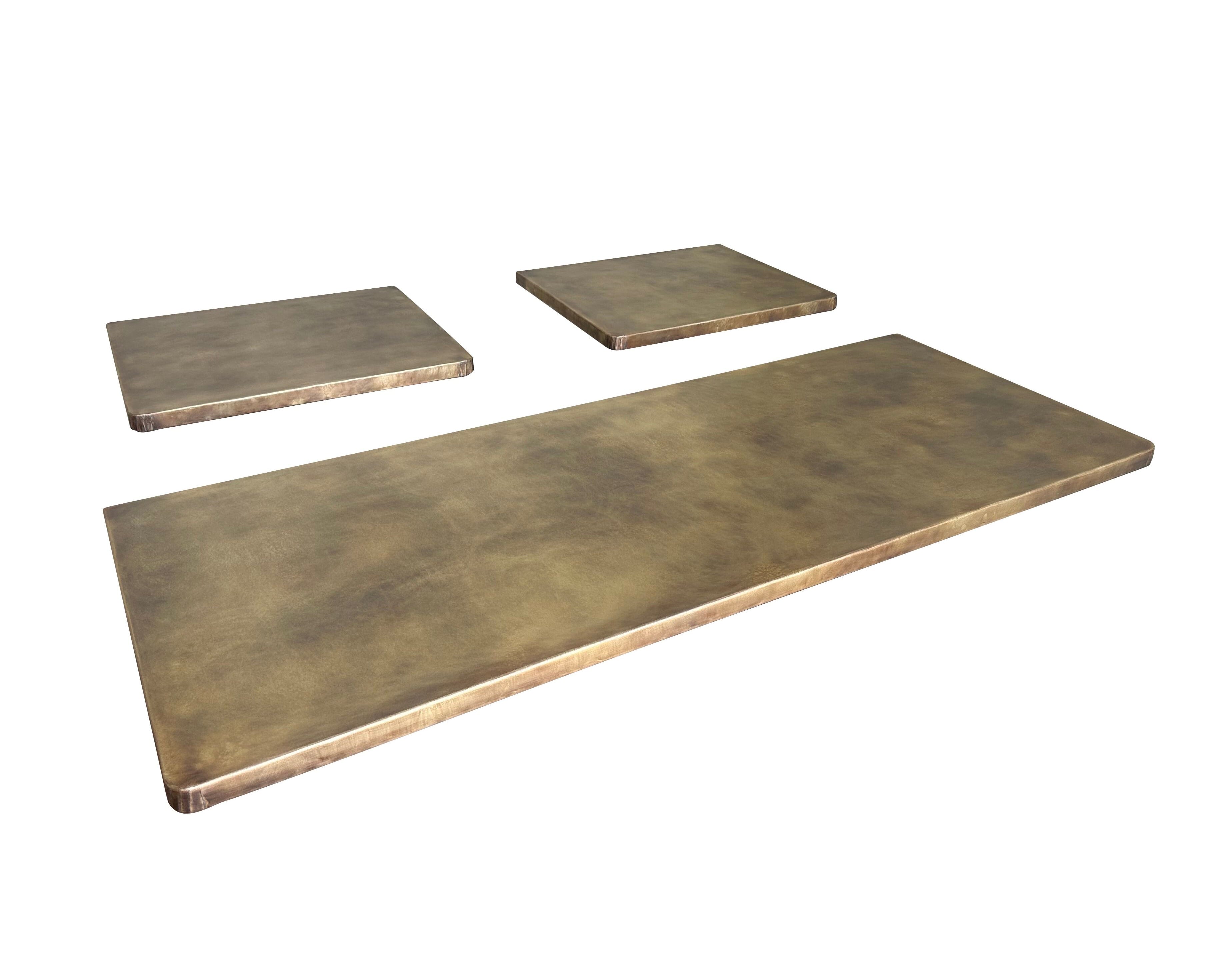 Handmade Antique Brass Kitchen Worktops - D2285