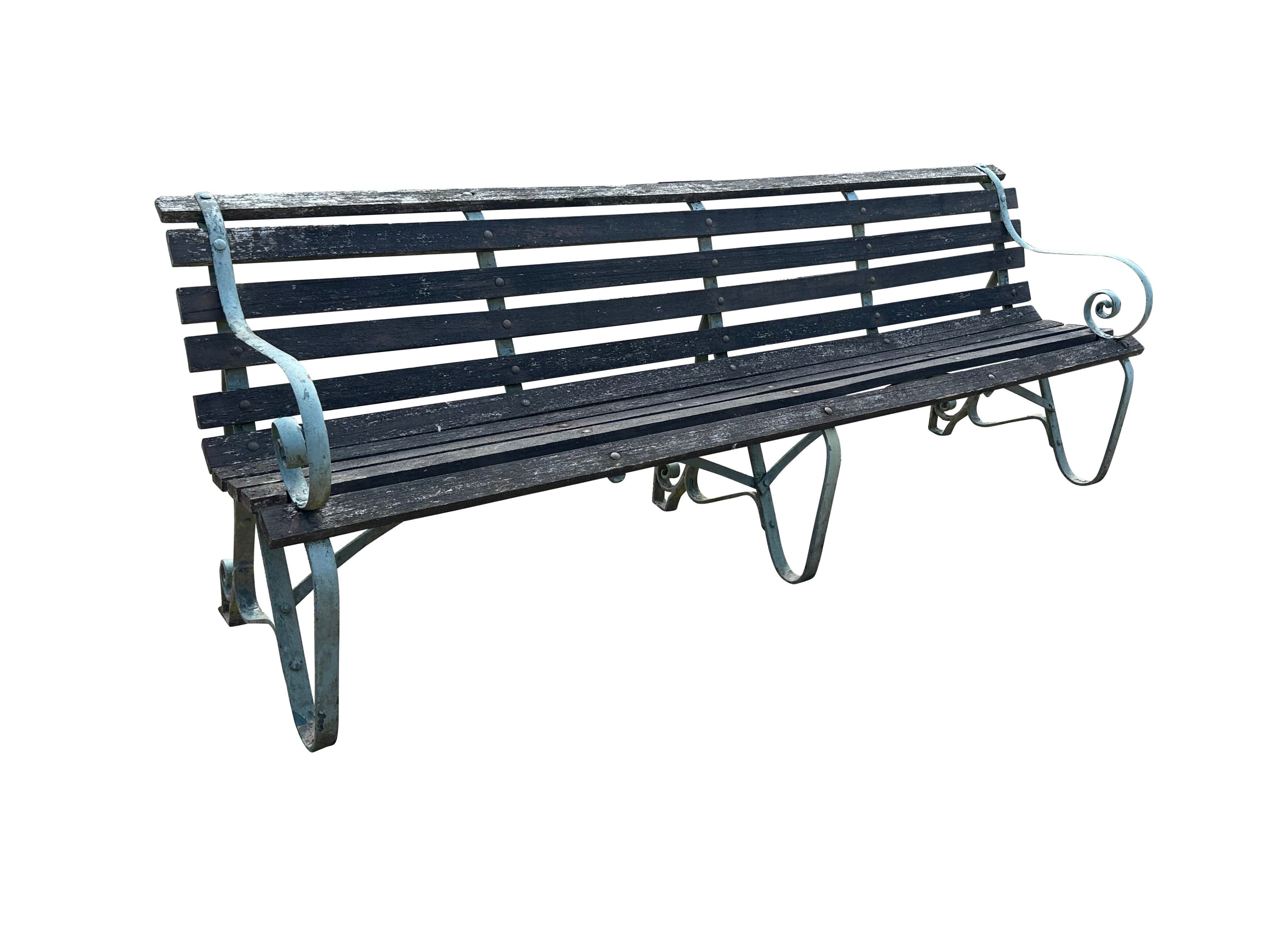 Reclaimed Fellows Brothers Garden Bench - 10069