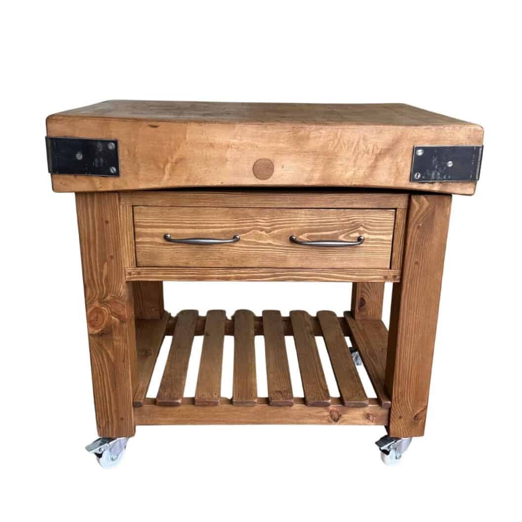Original Chopping Butchers Block on Bespoke Base