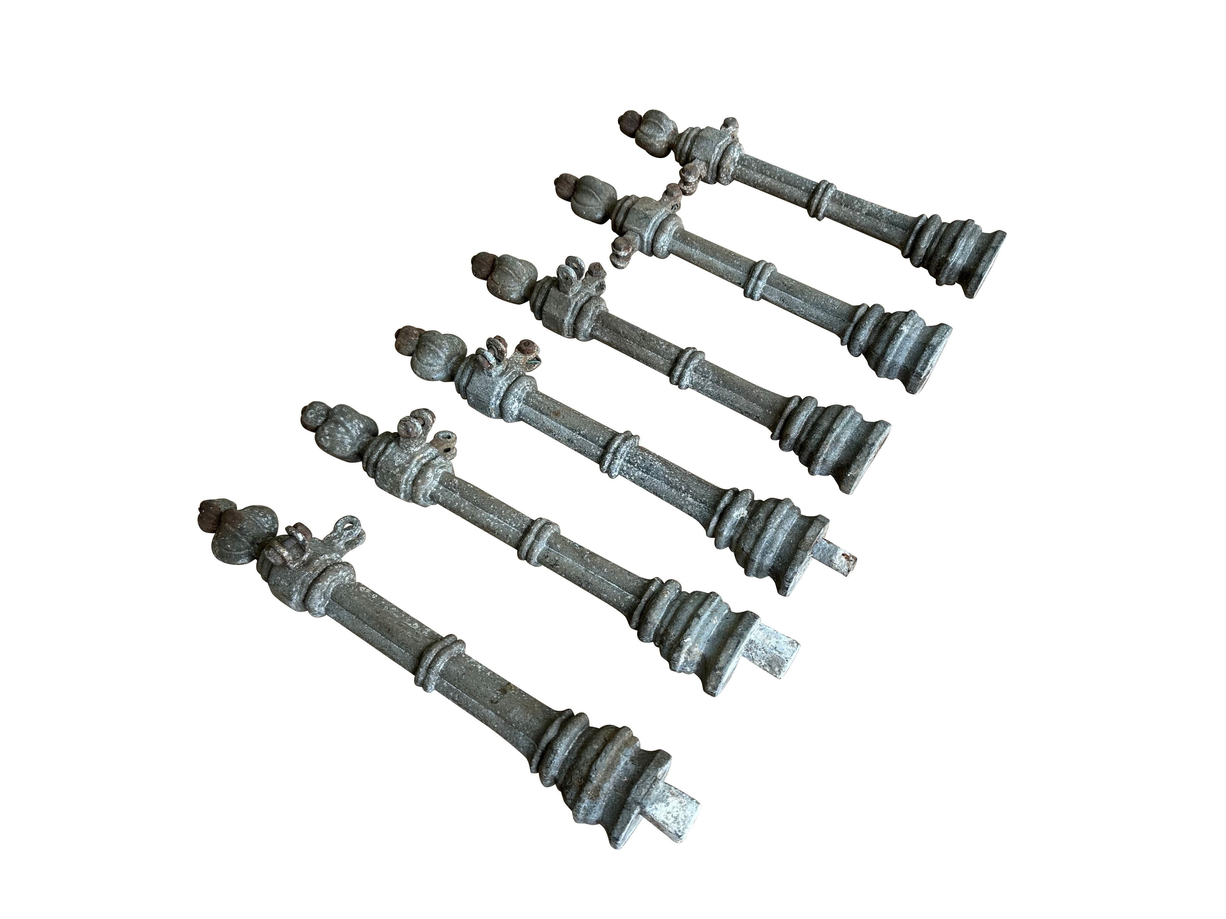 Set of Victorian Reclaimed Cast Iron Wall Finials - 10862