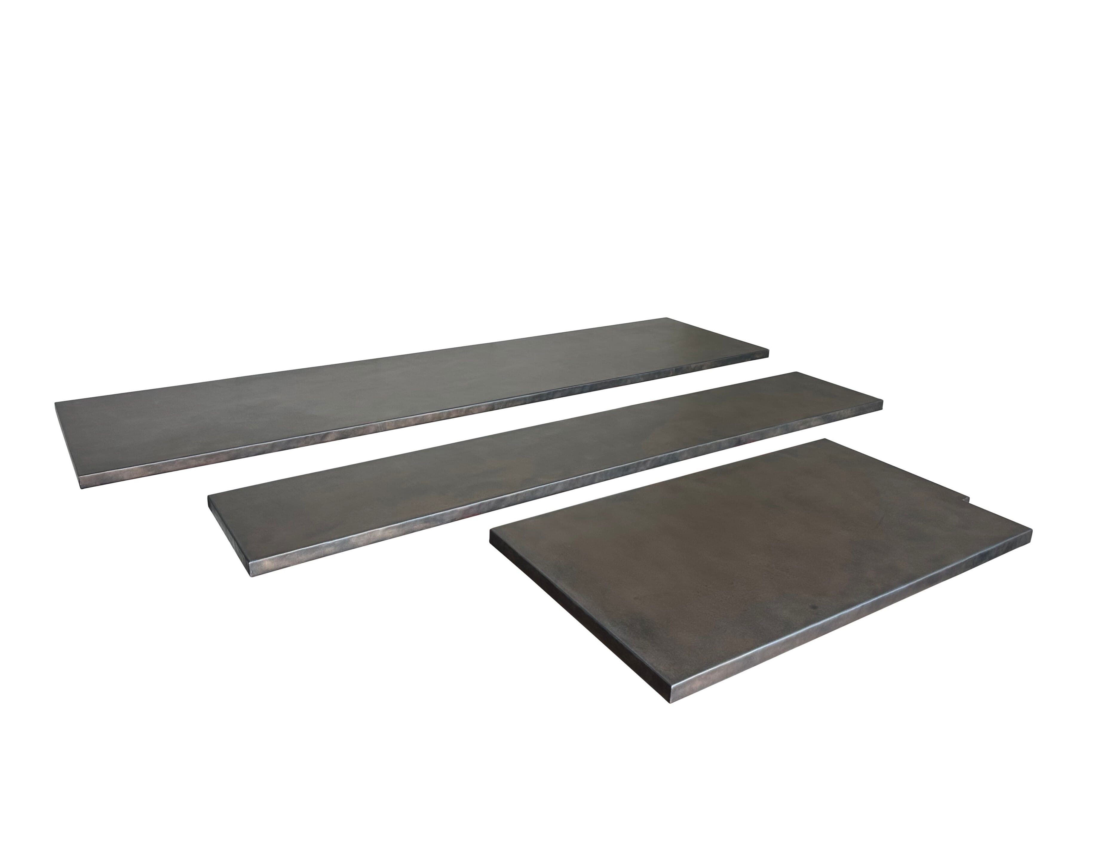 Bespoke Antique Zinc Kitchen Worktops / Countertops - D2292