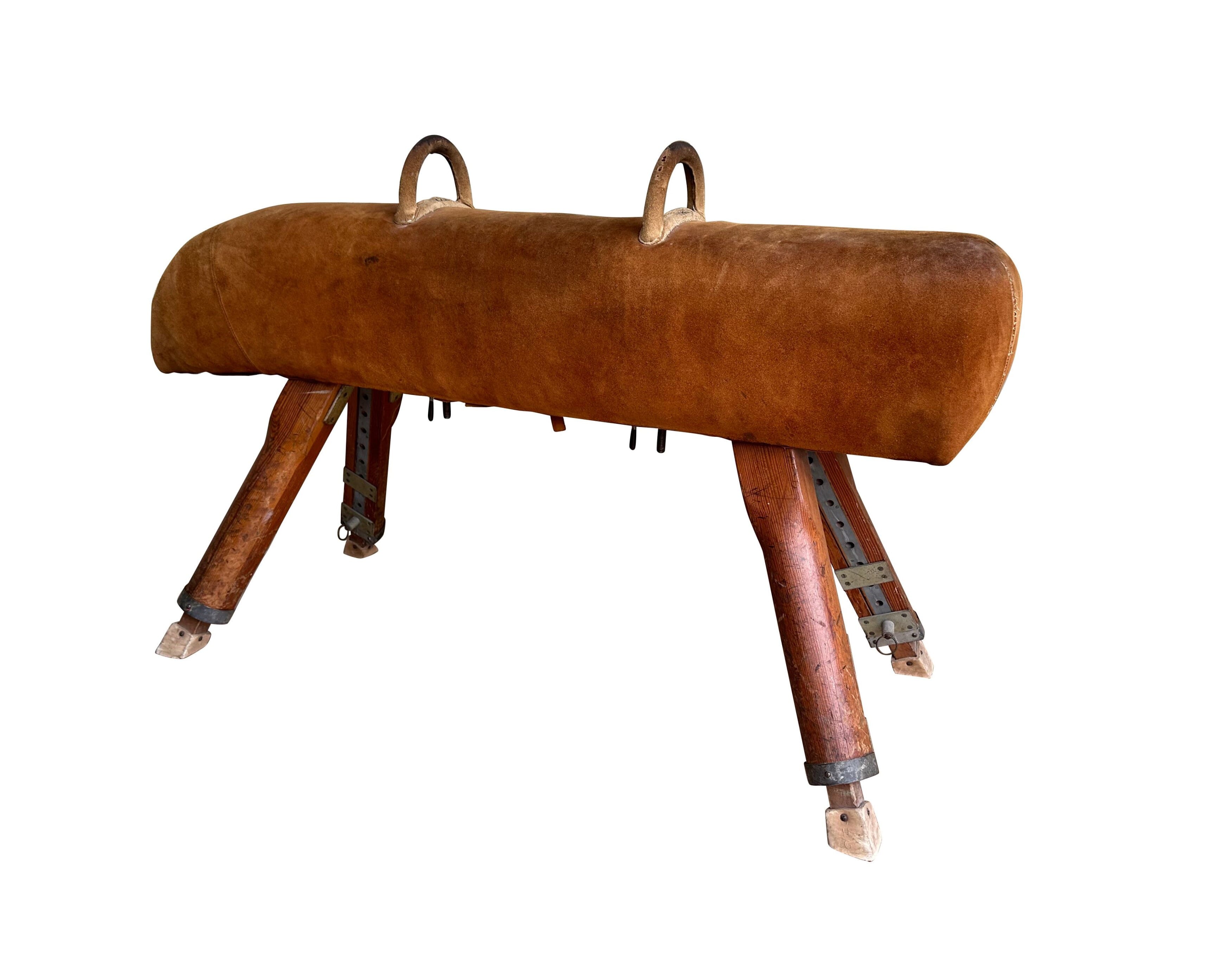Original Vintage Gym Vaulting Pommel Horse - 10887A