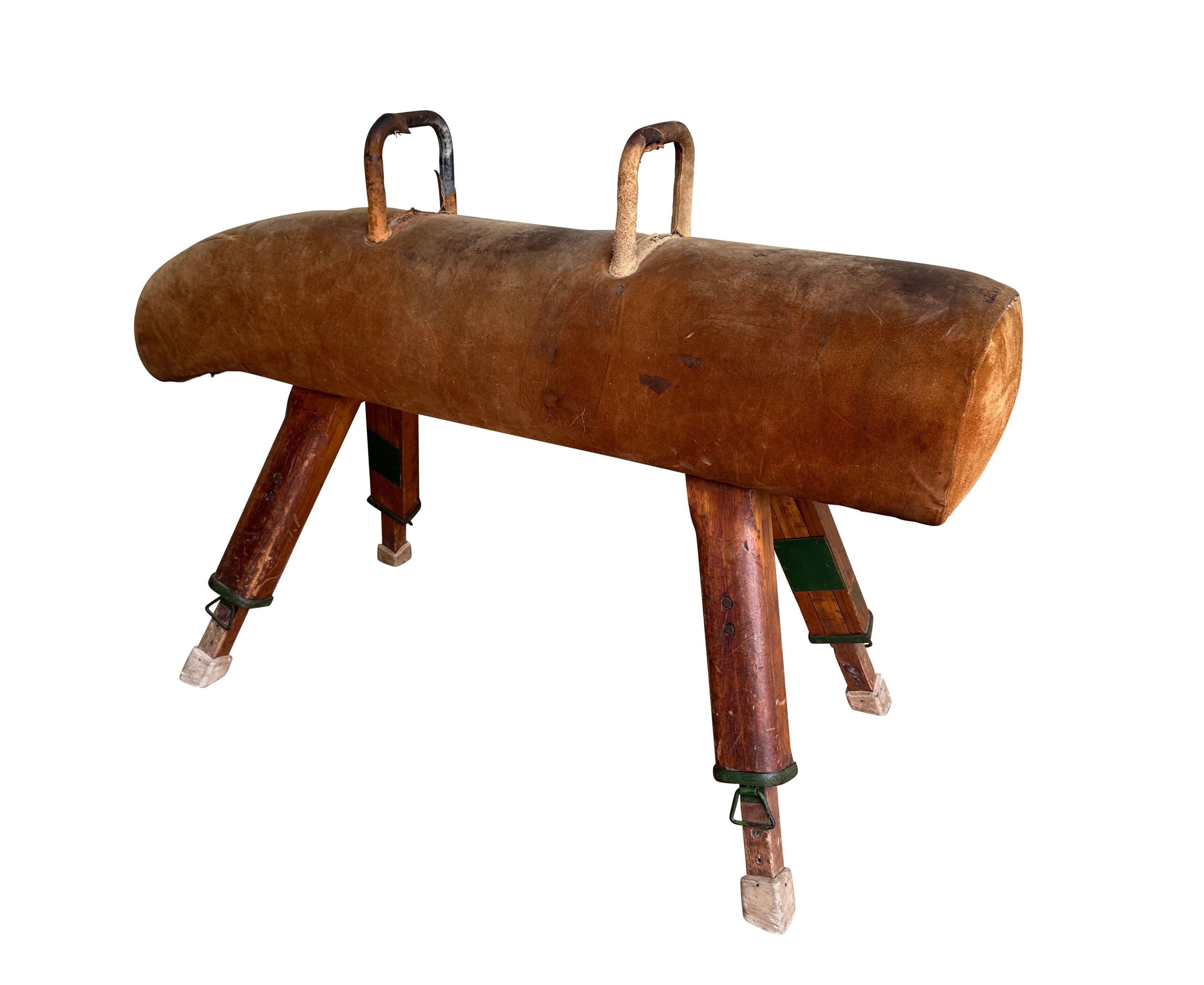 Original Reclaimed Vintage Gym Vaulting Pommel Horse - 10887C