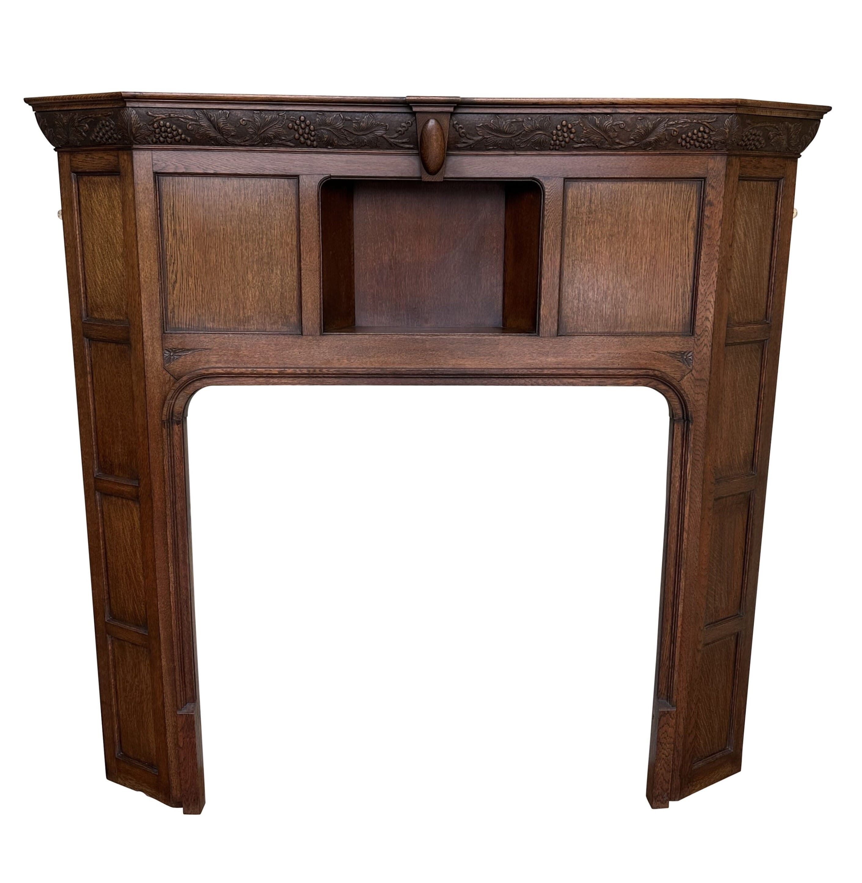 Antique Reclaimed Living Room Oak Fire Surround - 10910