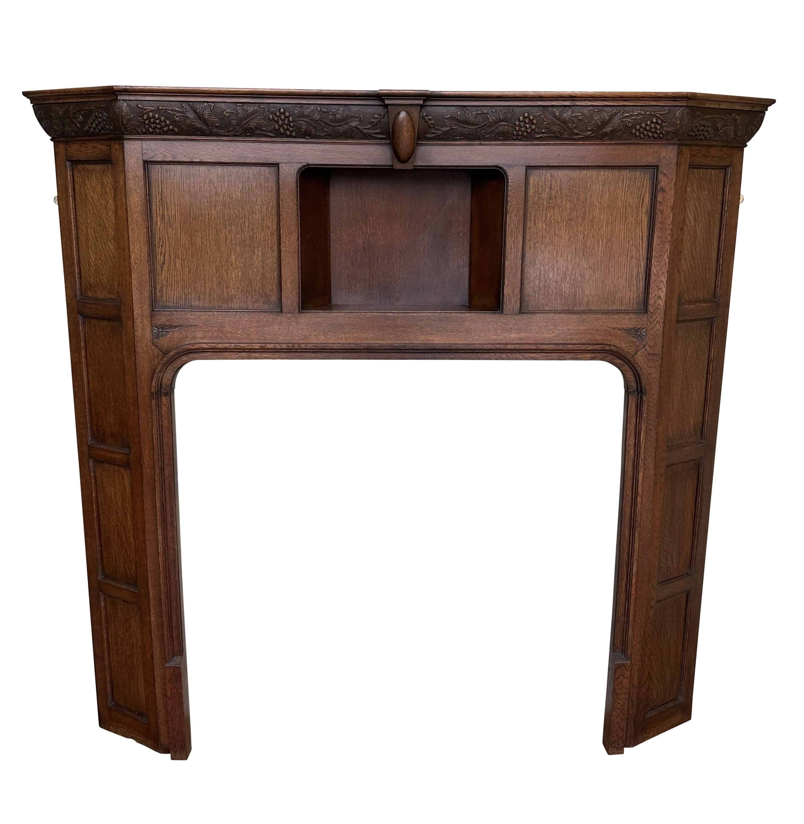 Antique Reclaimed Living Room Oak Fire Surround