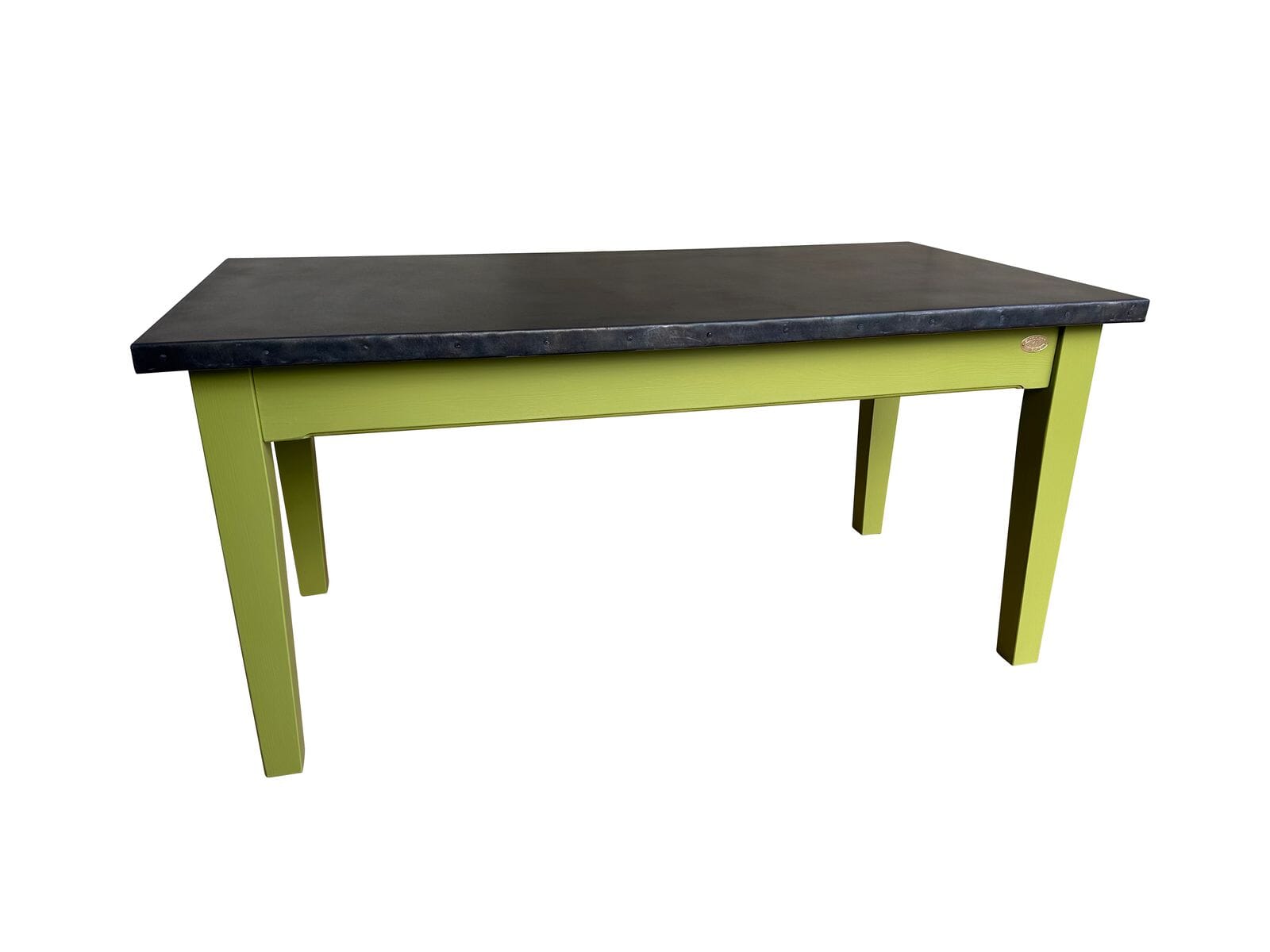 Bespoke Zinc Top Kitchen Table With Detachable Legs - D2306