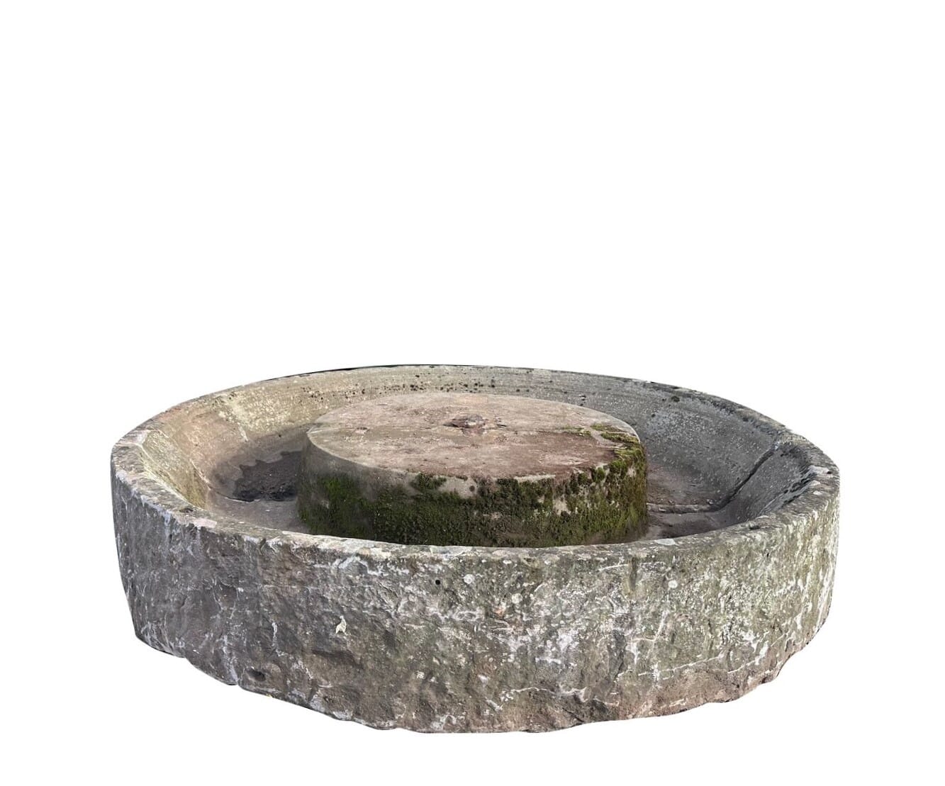 Antique Large Garden Stone Carved Cider Press Feature - 10919