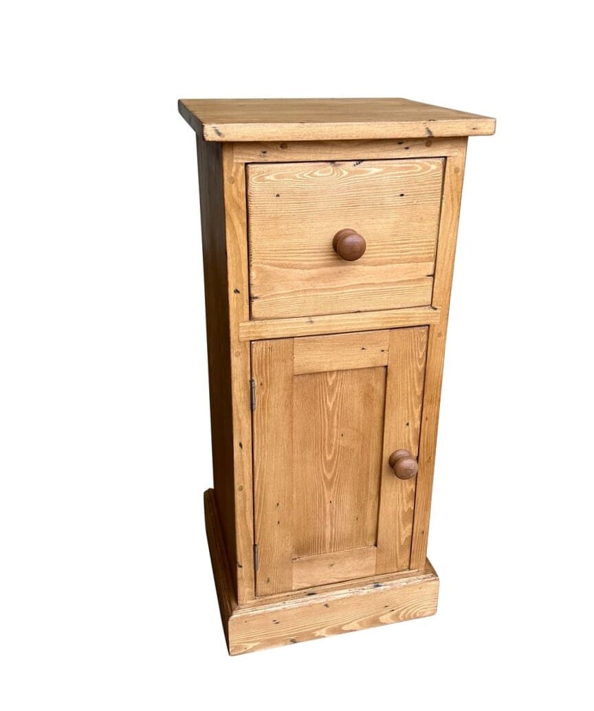 Bespoke Reclaimed Pine Floor Mounted Storage Cupboard - D2309
