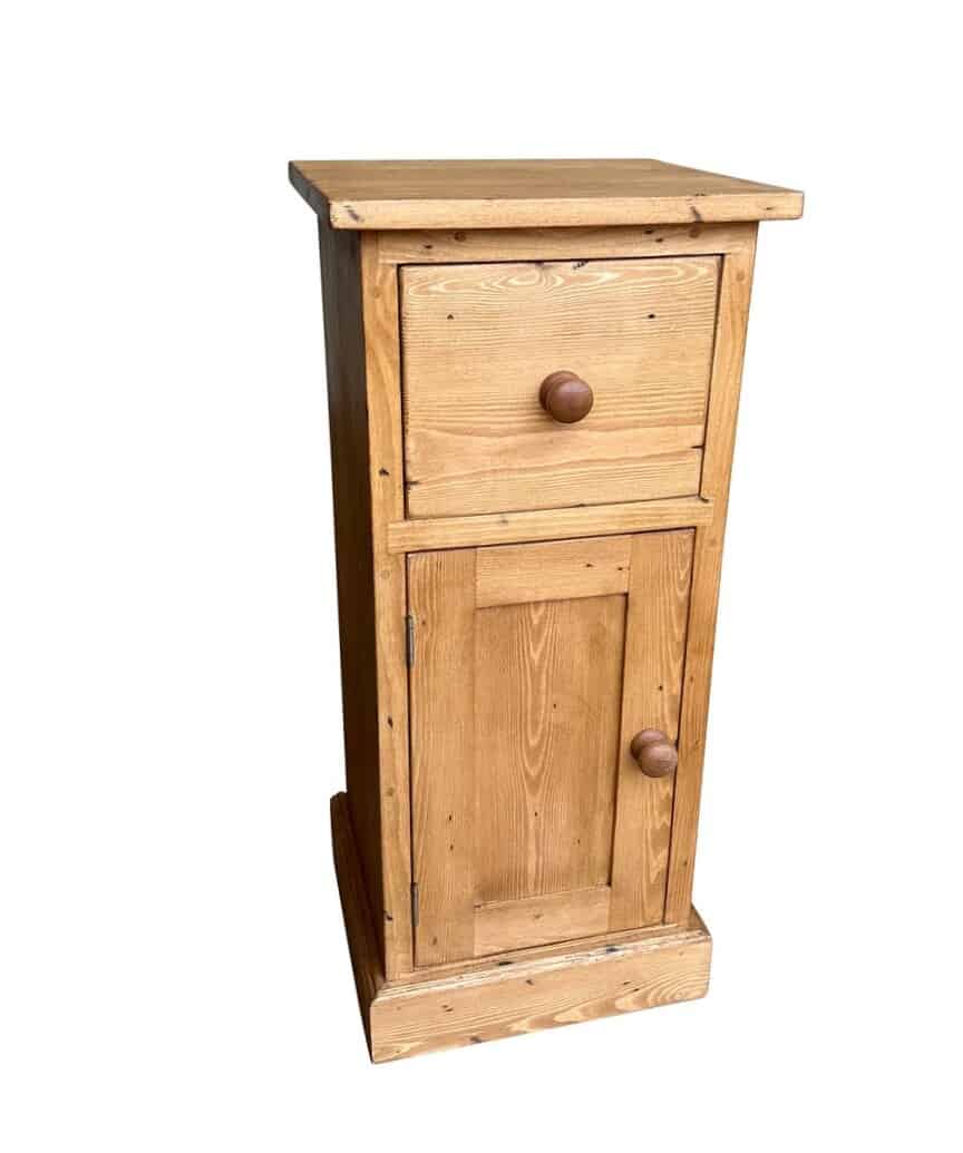 Bespoke Reclaimed Pine Floor Mounted Storage Cupboard