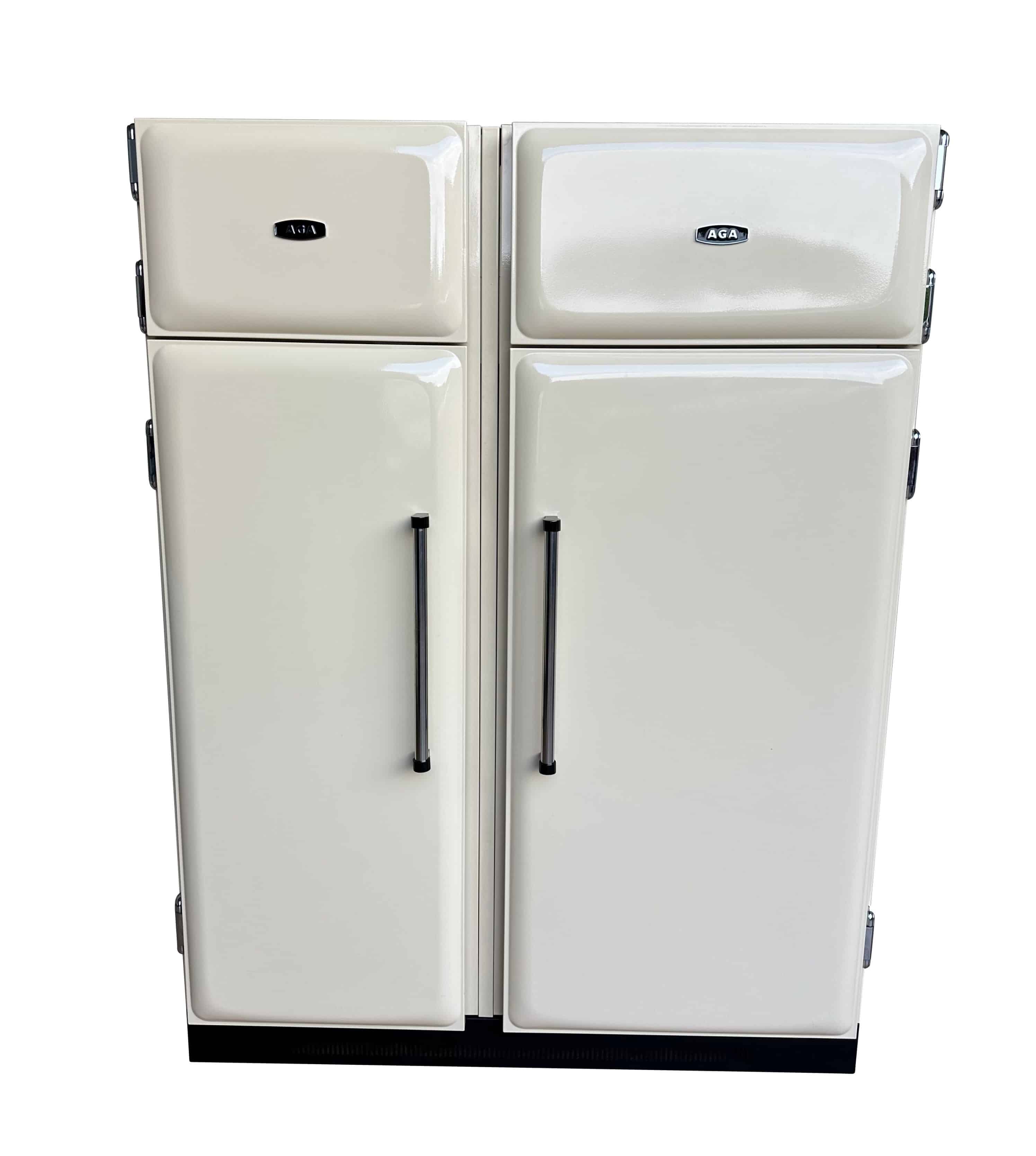Original Aga Cream Refrigerator and Freezer