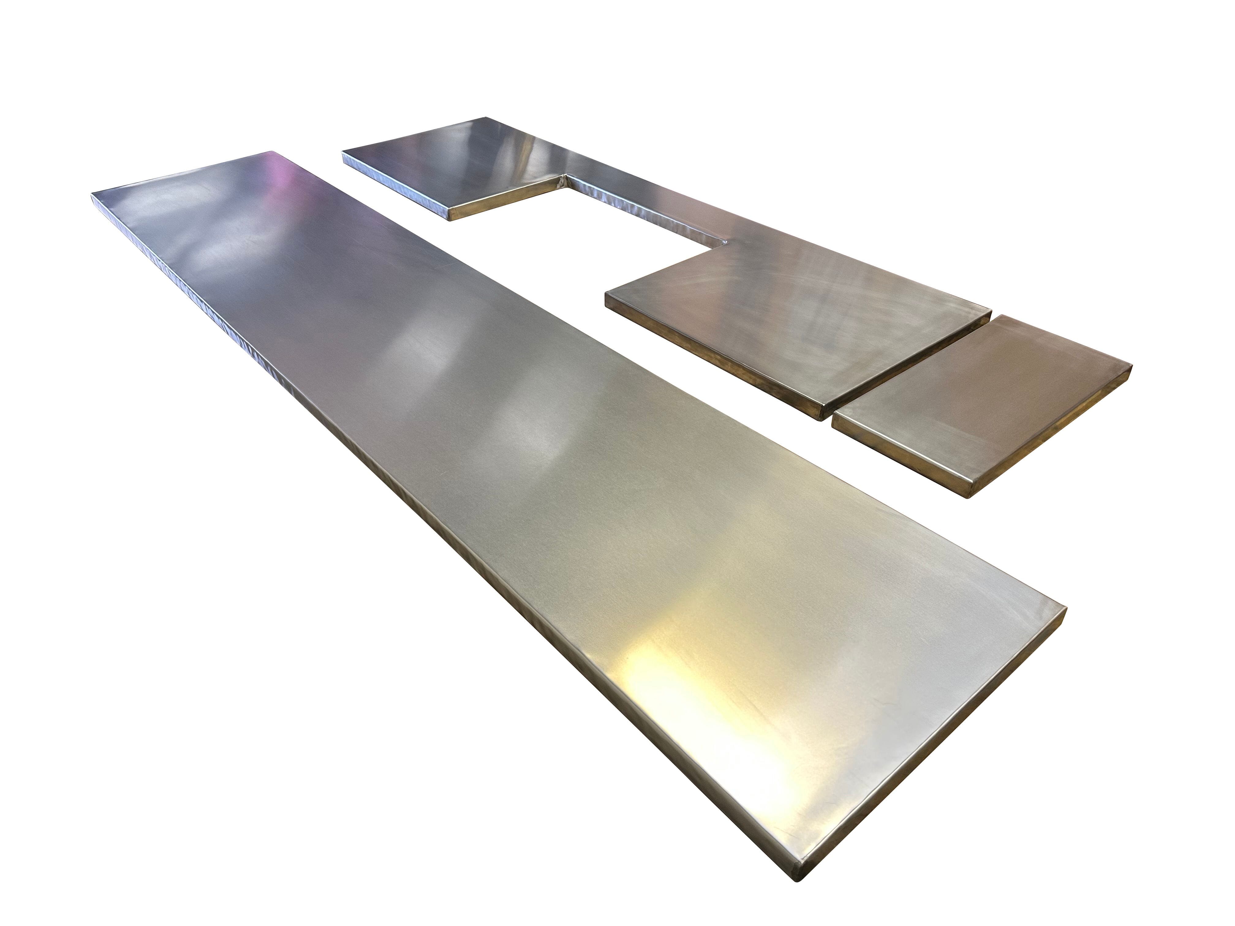 Bespoke Natural Zinc Kitchen Worktops / Countertops - D2312