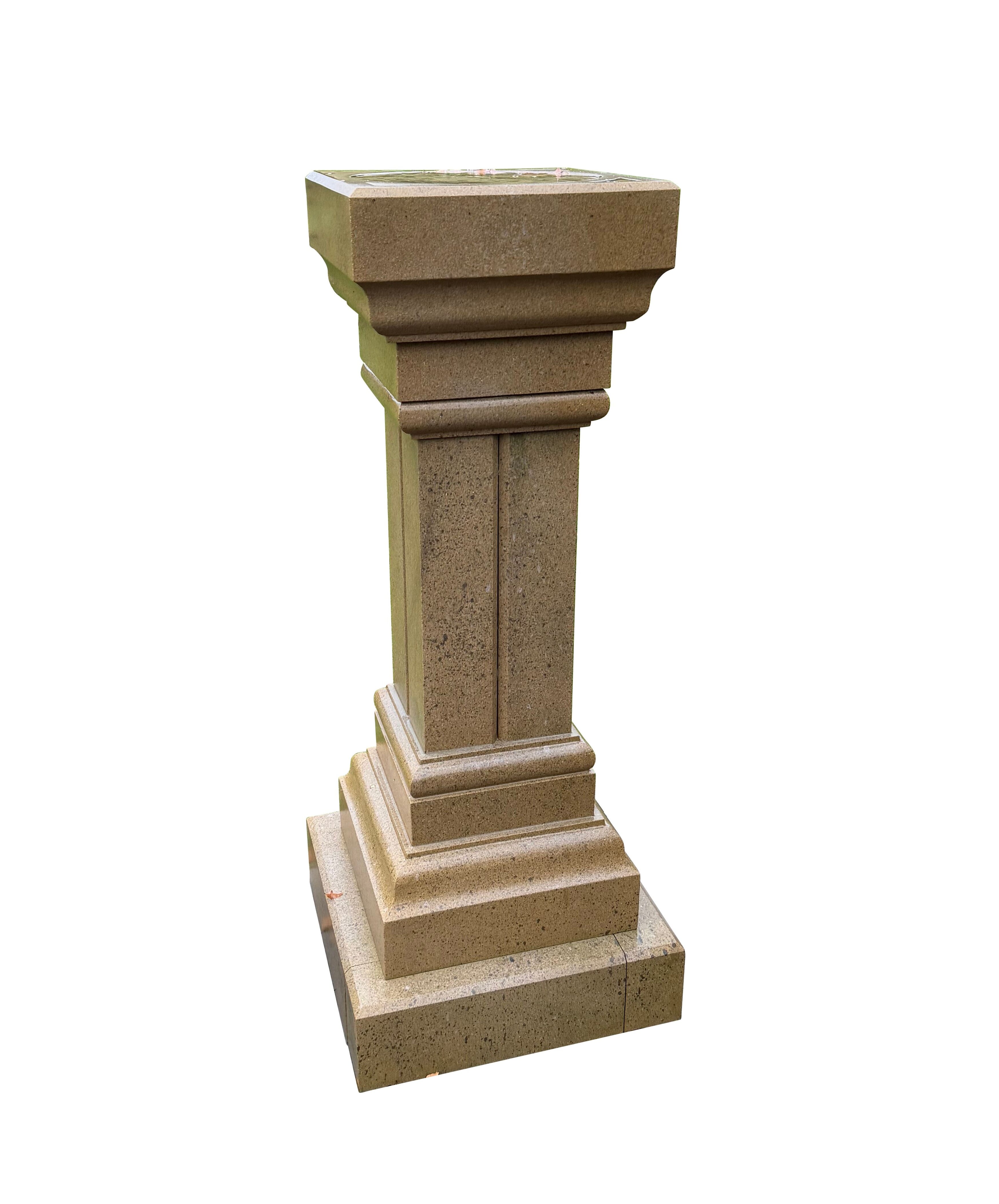 Enourmous Hand Carved Reclaimed Stone Garden Bird Bath - 10933