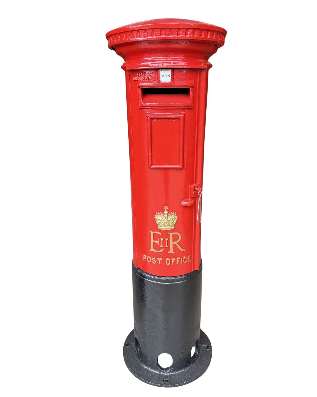 Original Cast Iron Queen Elizabeth II Reclaimed Pillar Box - 10508