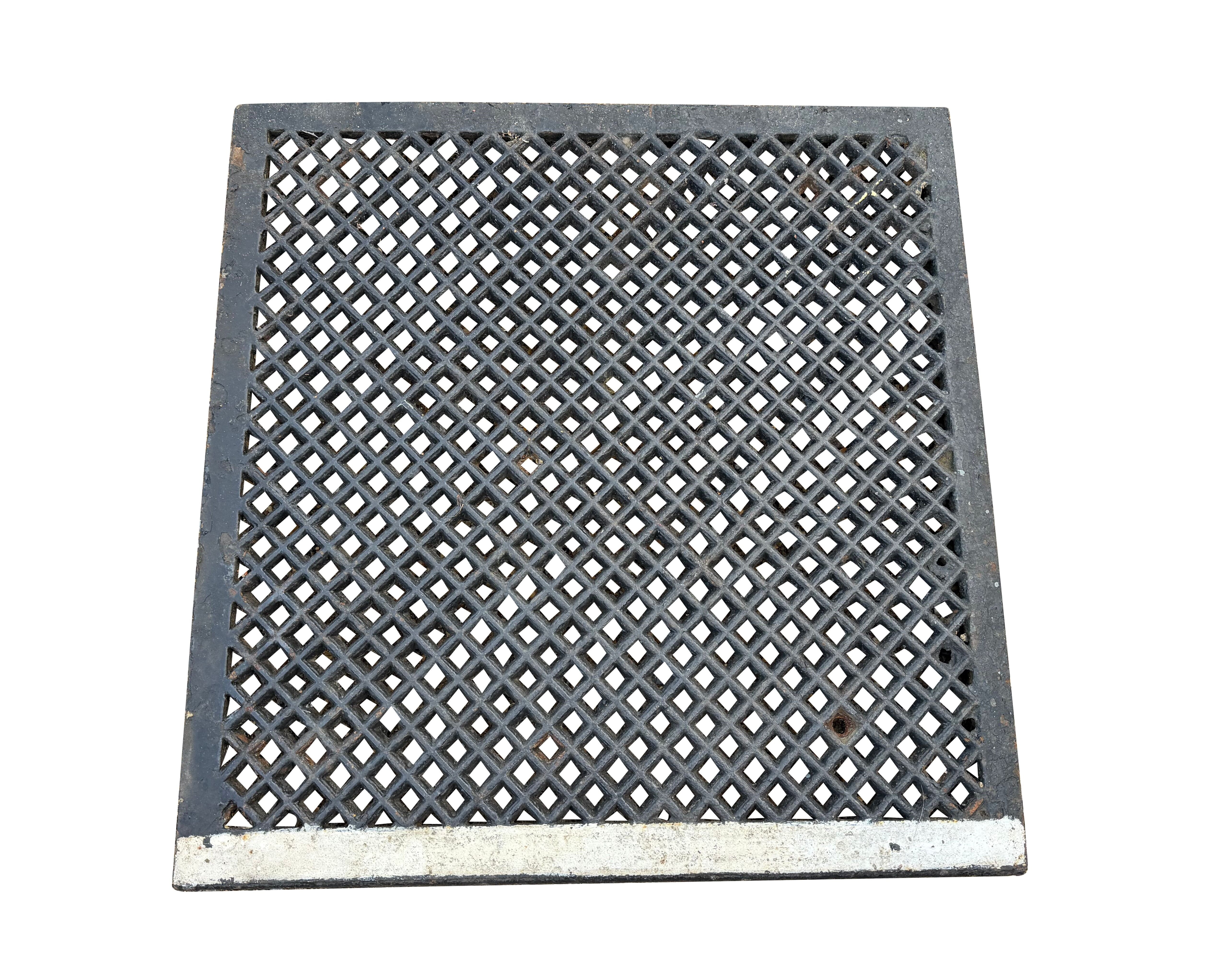 Cast Iron Reclaimed Landing Plate Or Floor Grille - 10909G