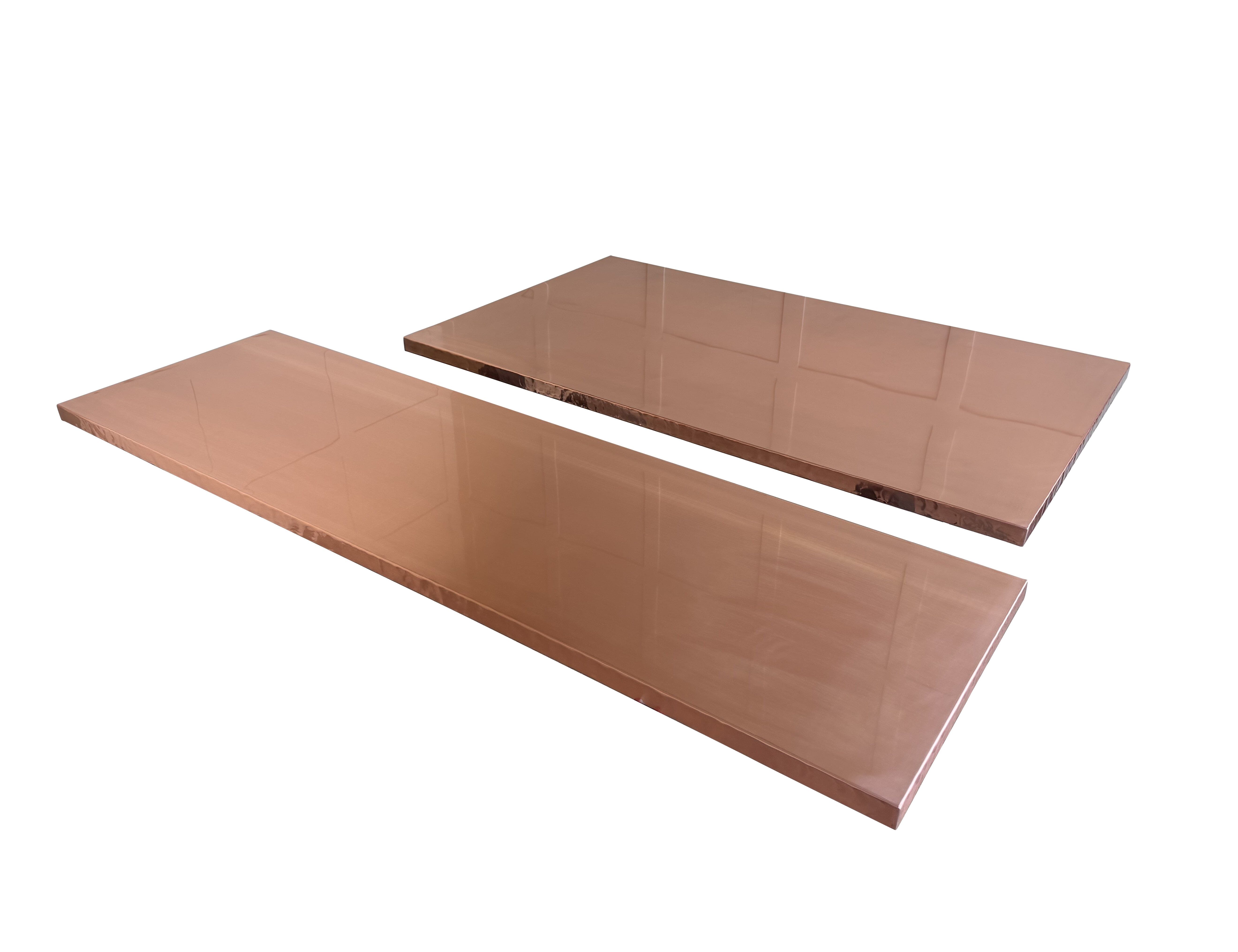 Natural Copper Bespoke Kitchen Worktops - D2318