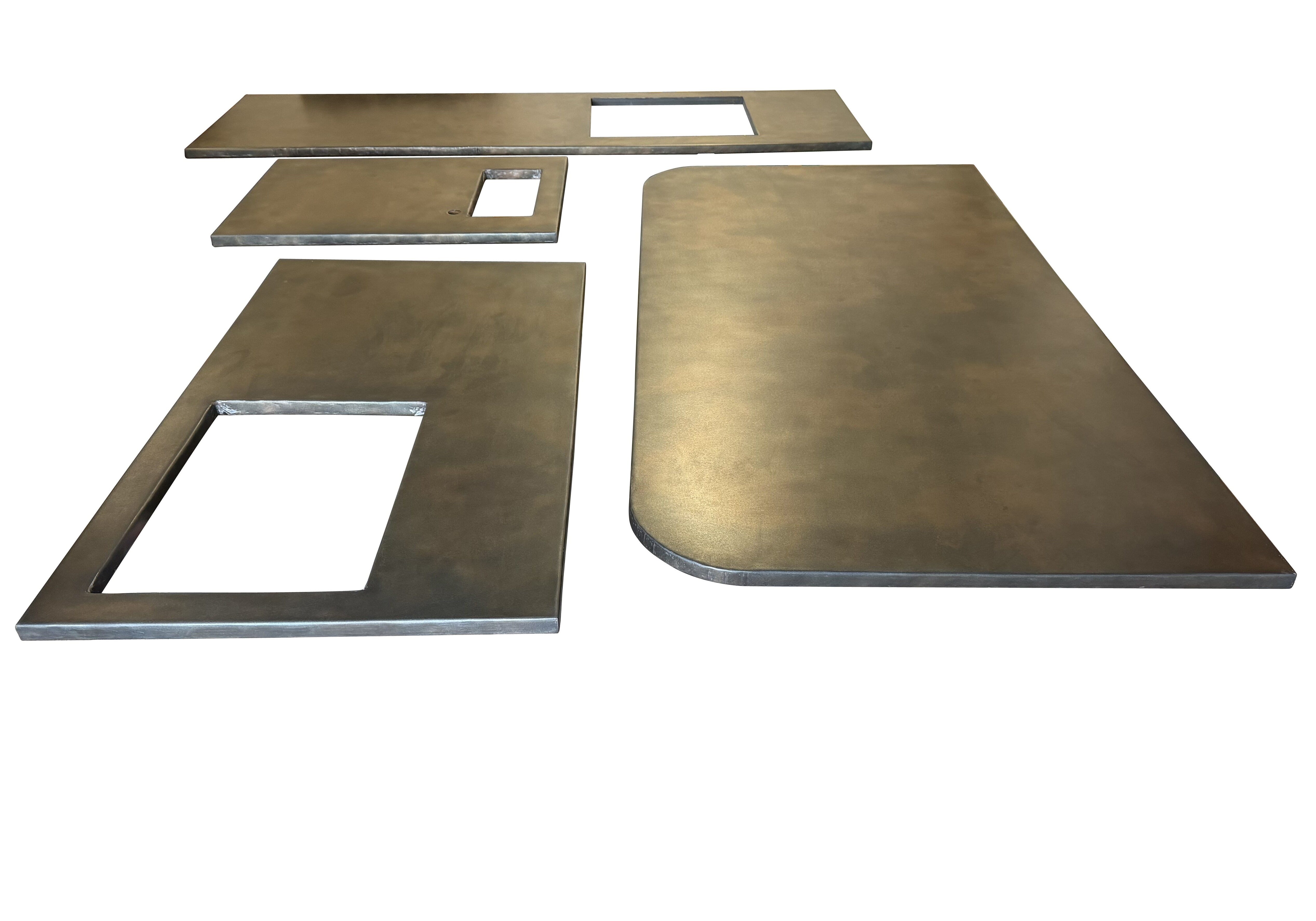Handmade Antique Zinc Kitchen Worktops / Countertops - D2322