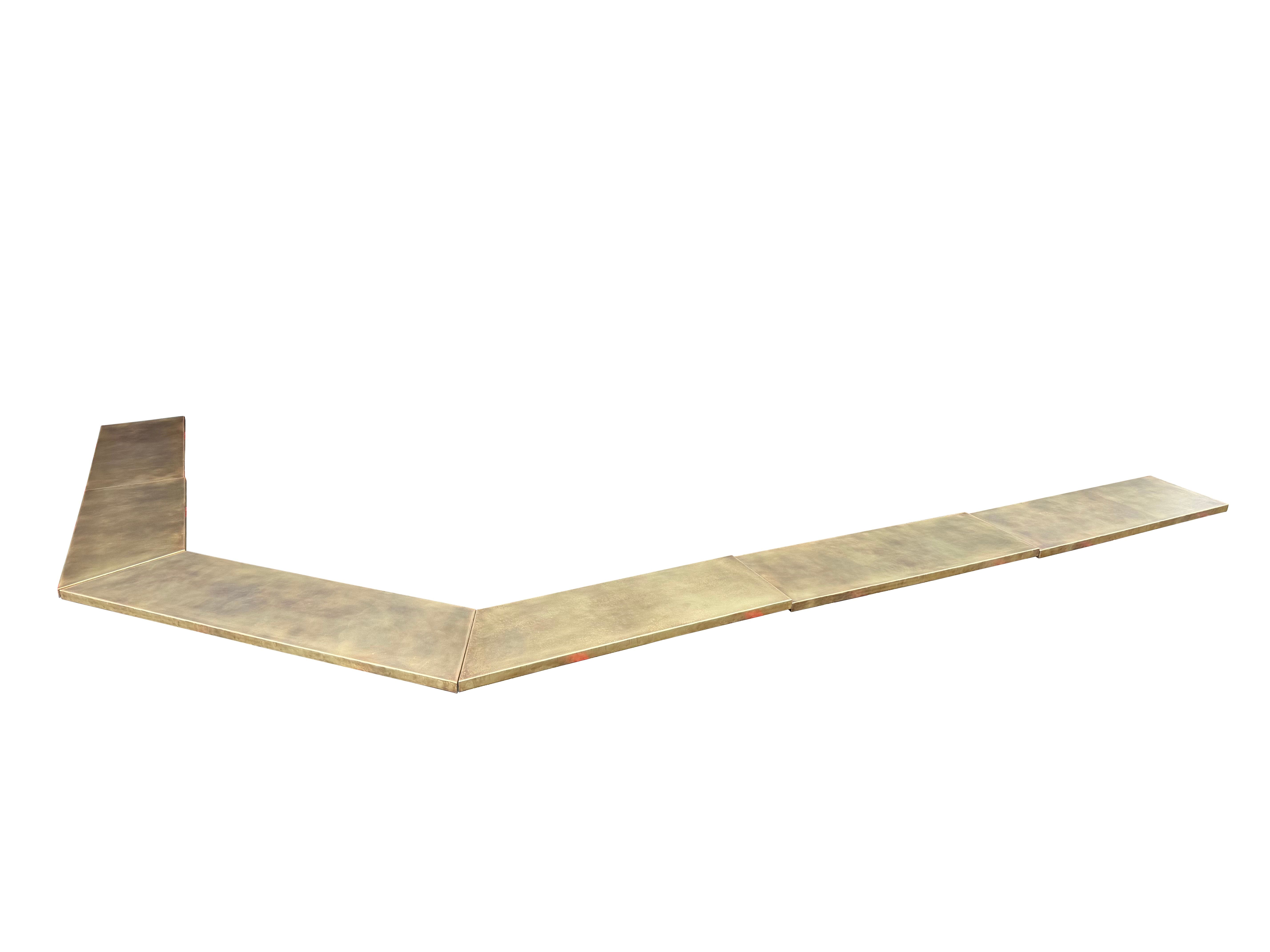 Handmade Antique Brass Bar / Gym Tops - D2323