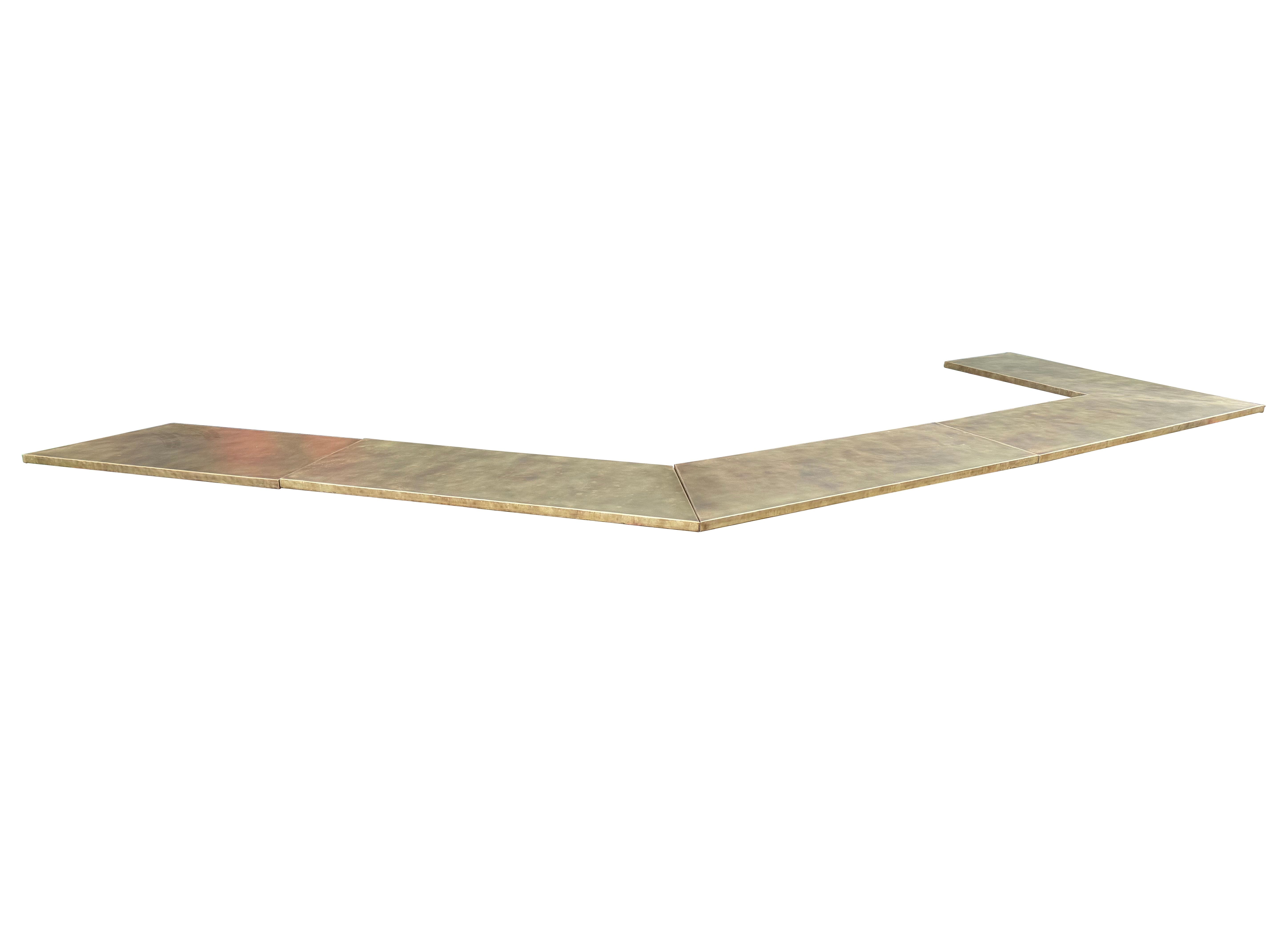 Bespoke Antique Brass Bar / Gym Tops - D2325
