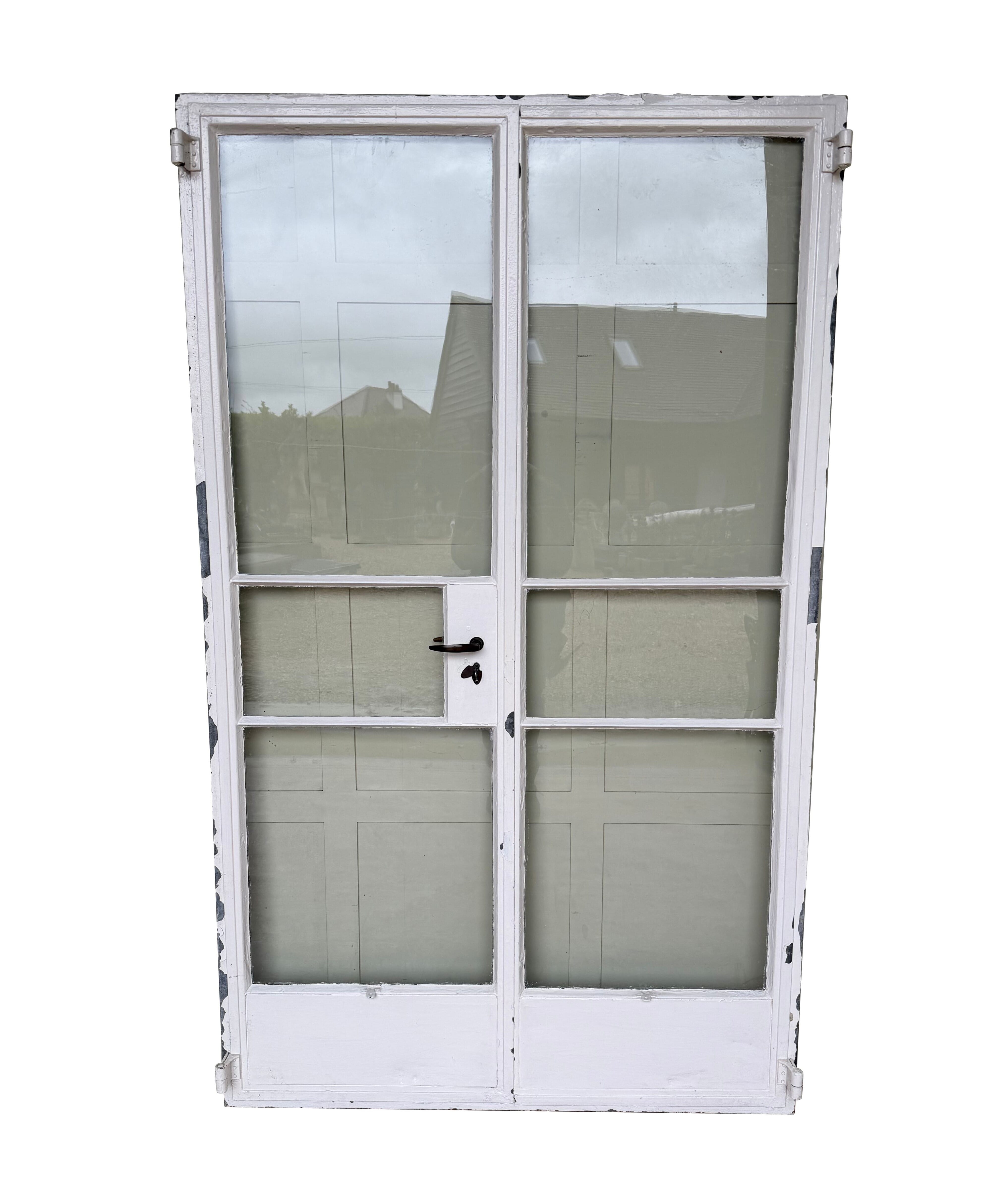 Reclaimed Excellent Glass Double Crittall Doors - 10958
