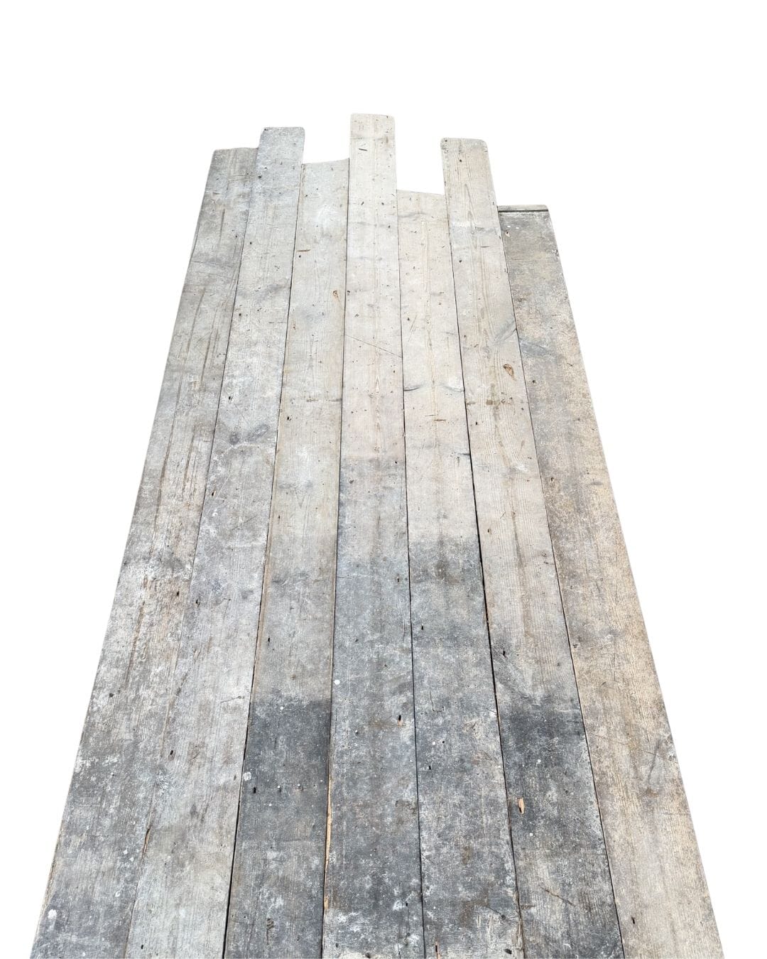 Victorian Antique Salvaged Square Edged Pine Floorboards - 10954
