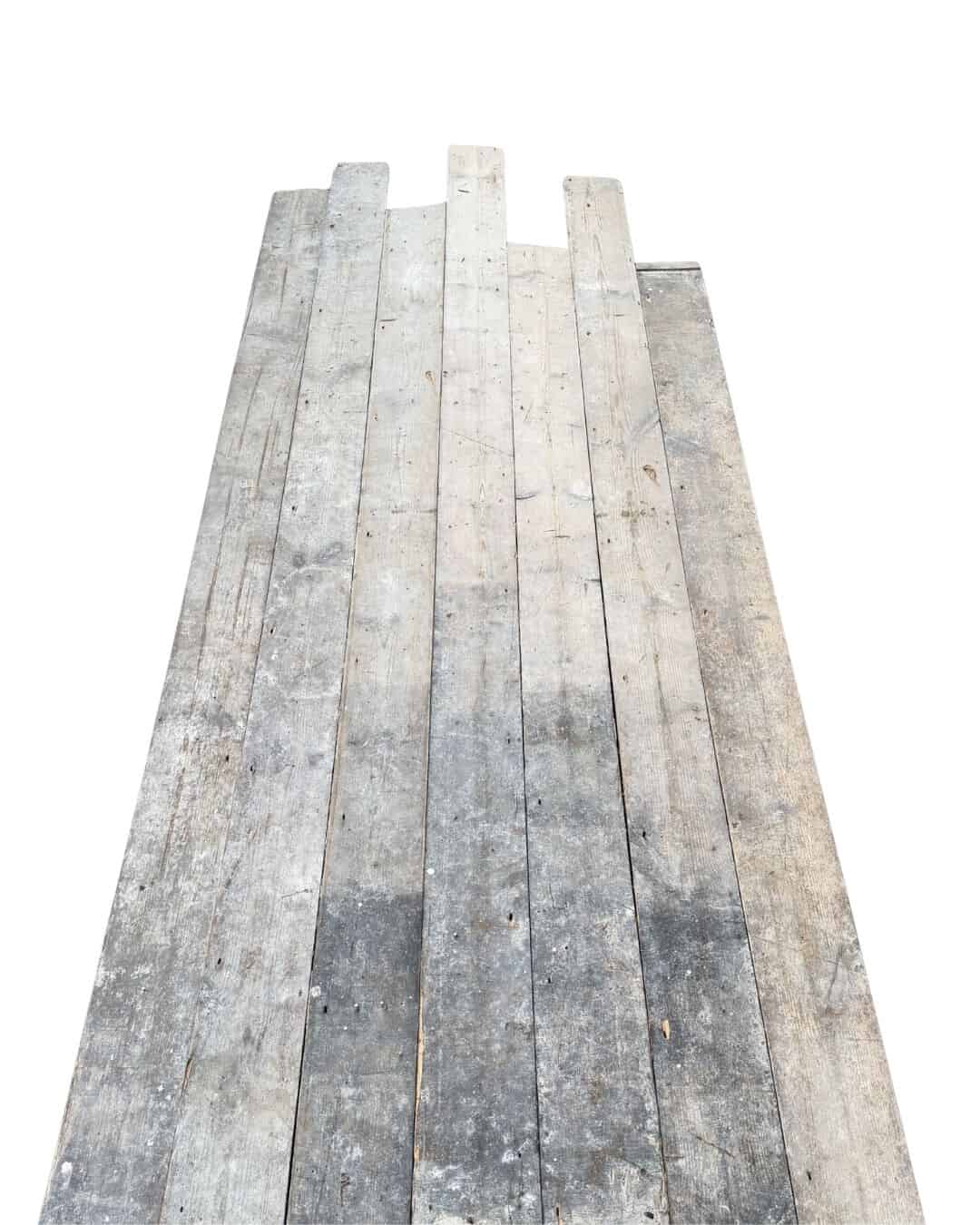 Victorian Antique Salvaged Square Edged Pine Floorboards