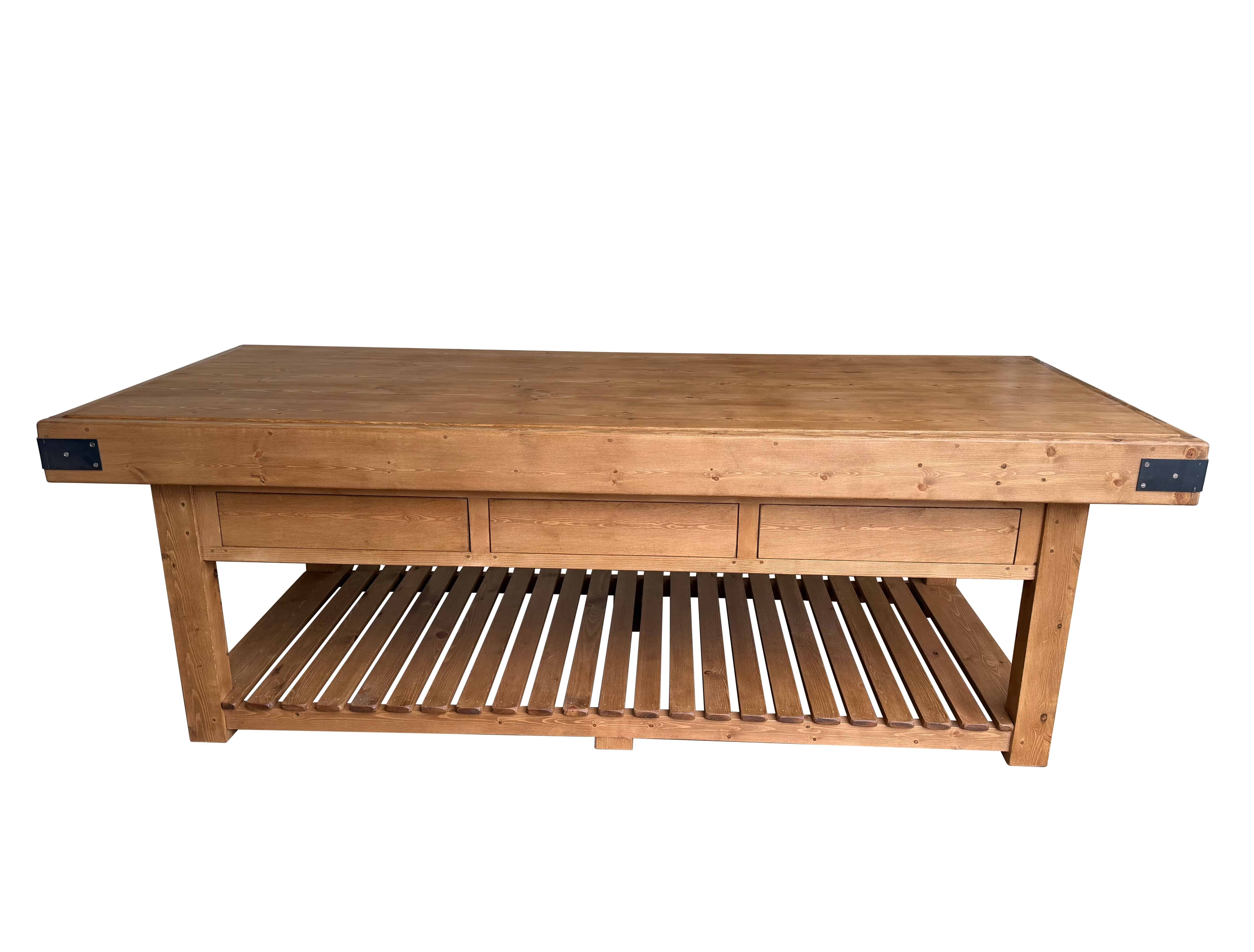 Bespoke Large Butchers Block Top Style on Drawer Base