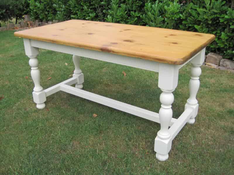 Antique Pine Dining or Kitchen Refectory Table