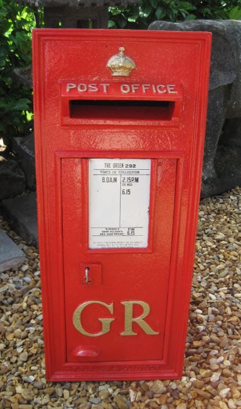 Antique George V Reclaimed Original Post Box - 4420