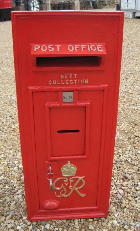 Royal Mail Wall Mounted Red Post Box George 6th - 4422
