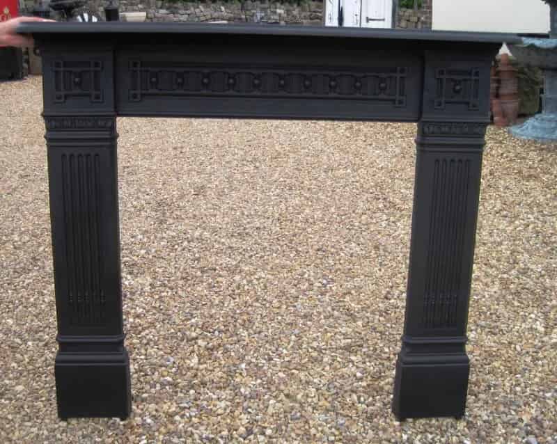 Reclaimed Original Victorian Antique Cast Iron Fire Surround