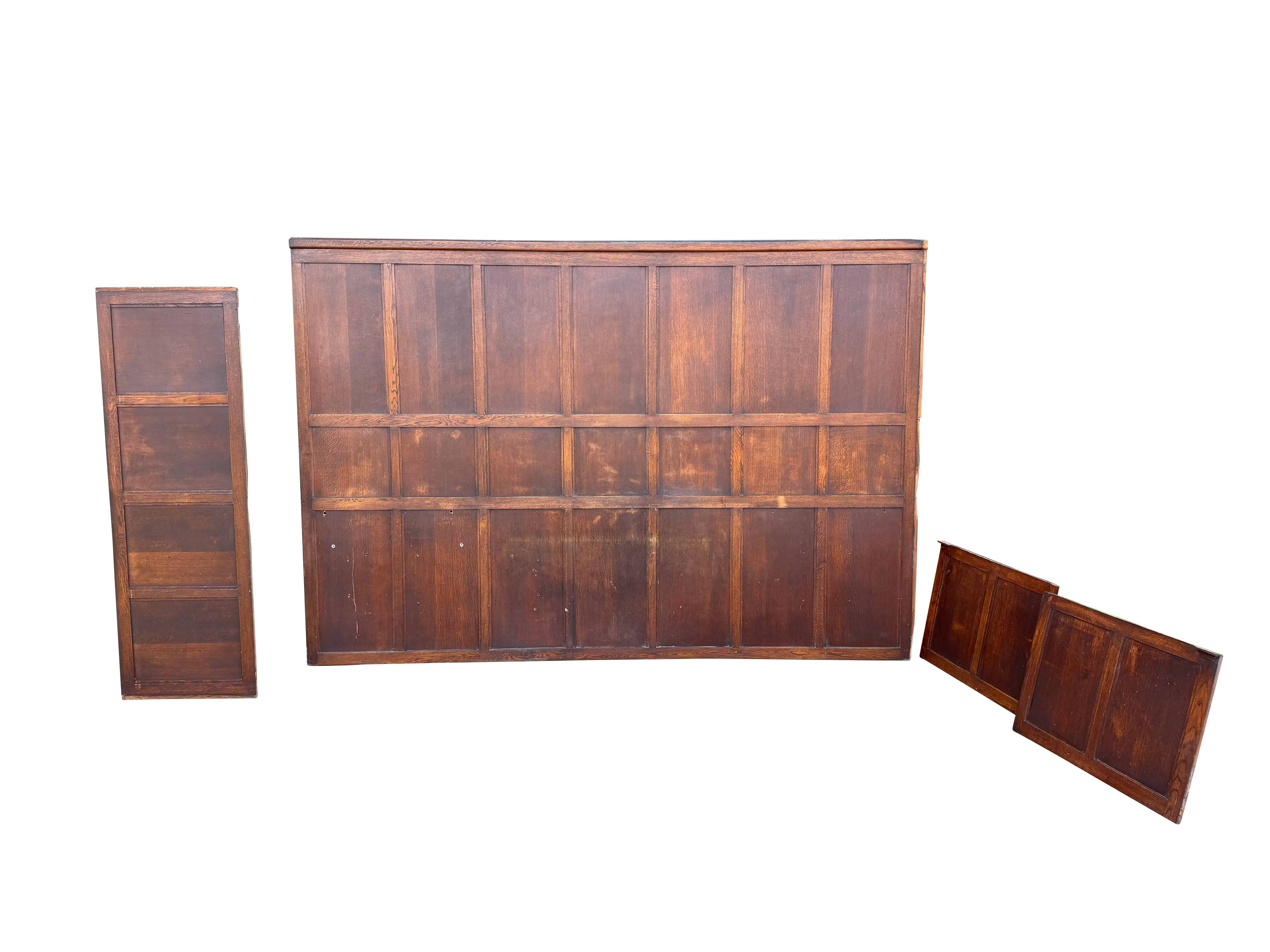 Antique Reclaimed Oak Wall Panelling