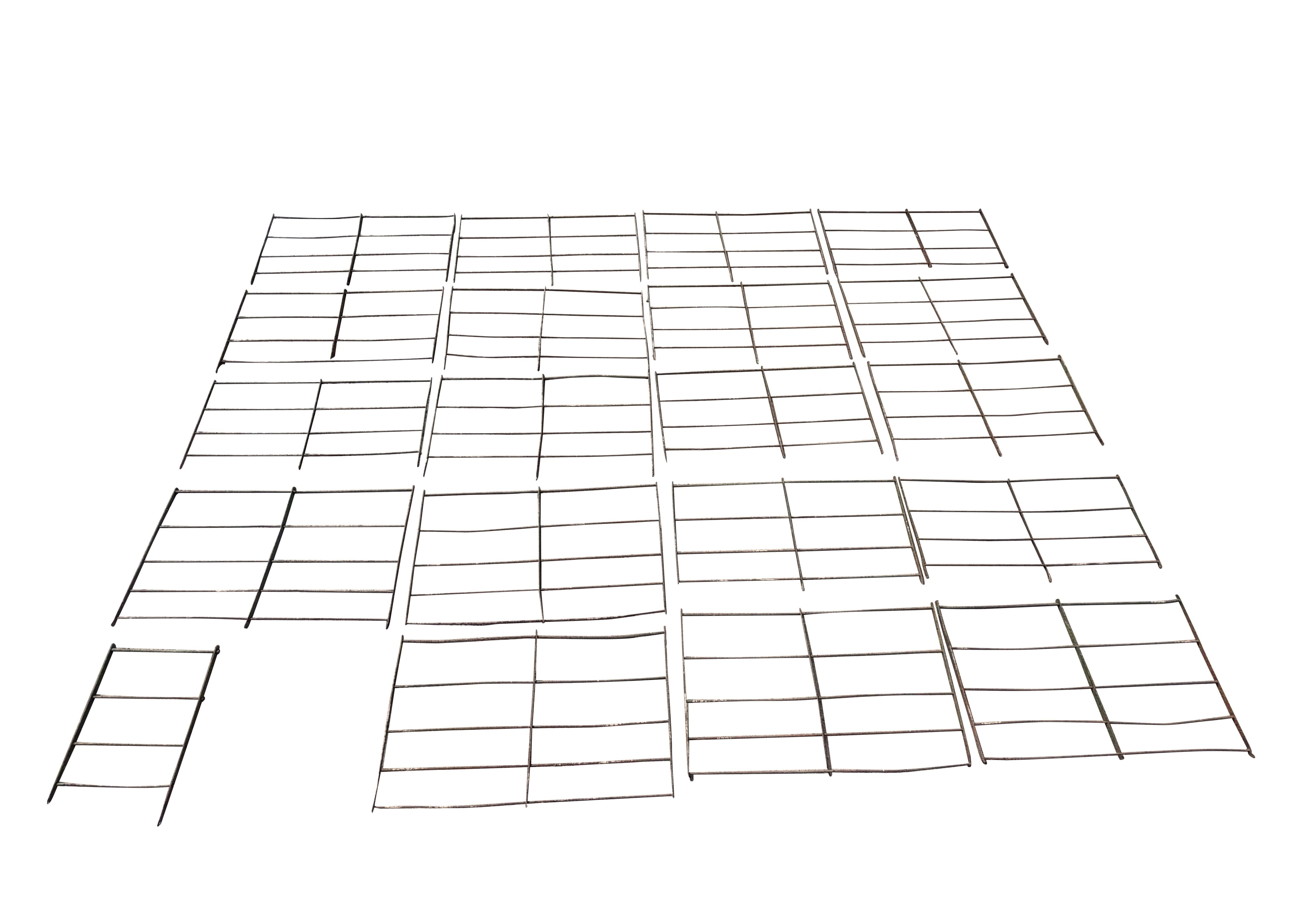 Set of 19 Garden Antique Victorian Estate Railings - 11041